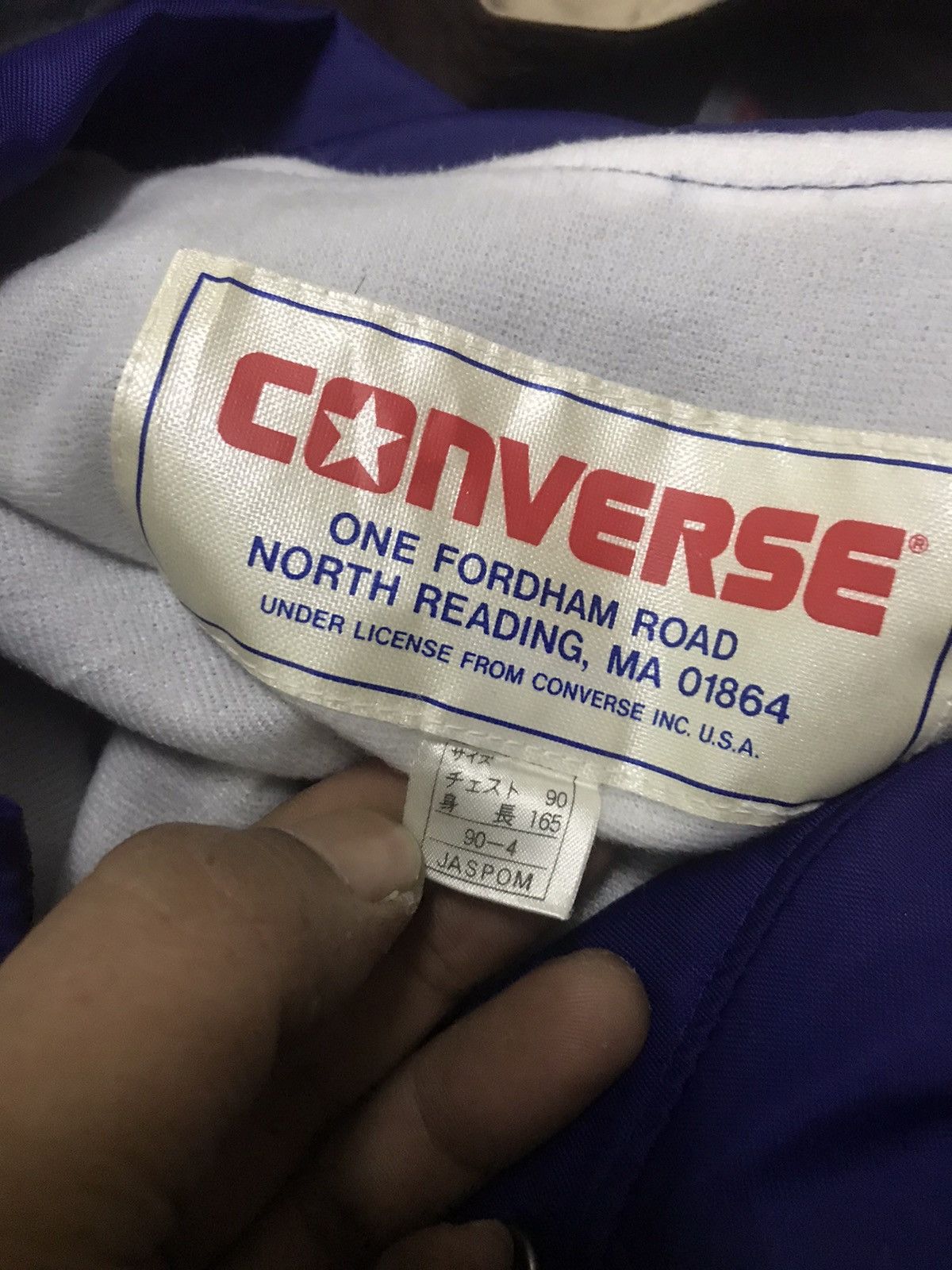 Converse × Vintage Vintage converse snap button jacket Size US M / EU 48-50 / 2 - 3 Thumbnail