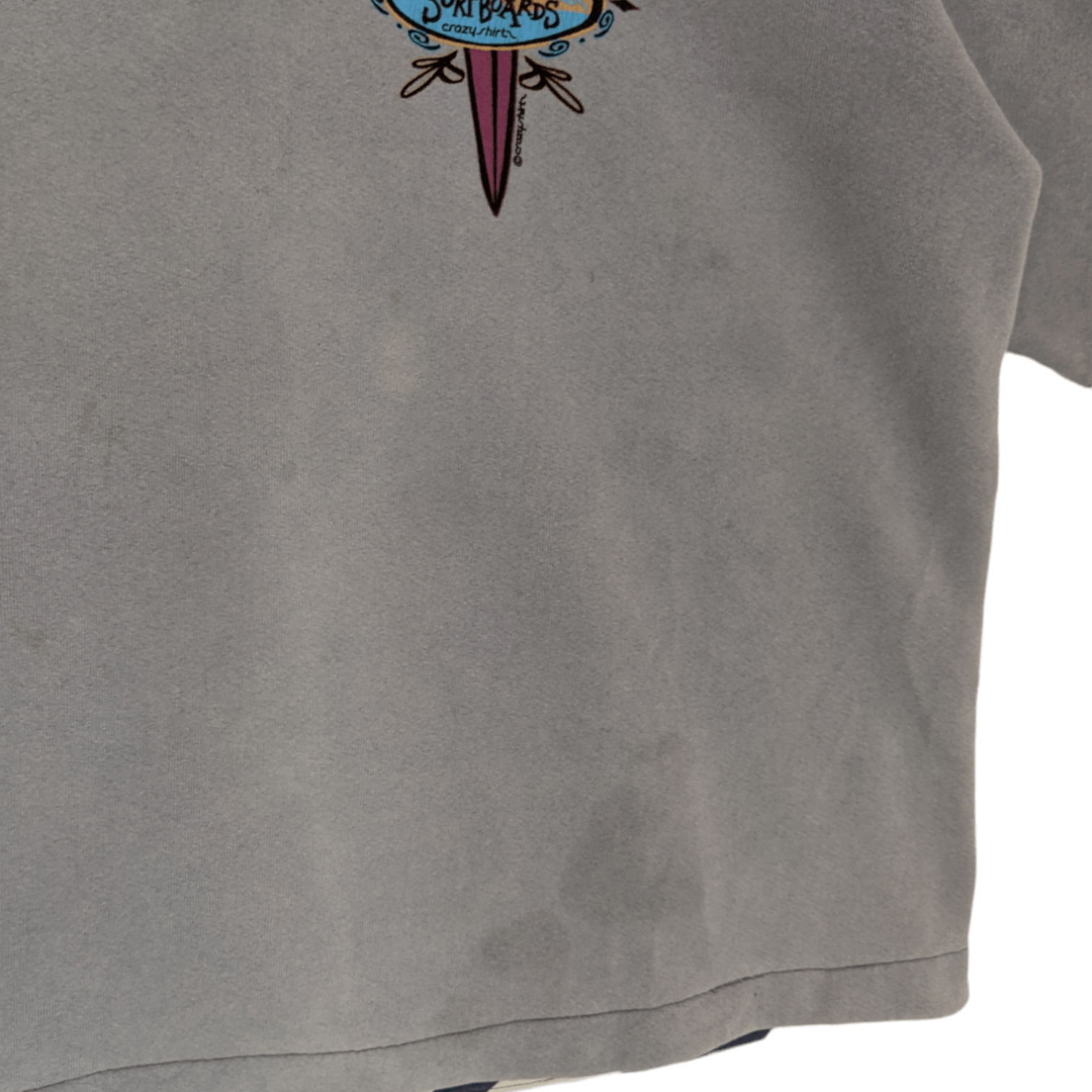 Vintage 90's CRAZY SHIRTS Hawaii Blue Water Surfboards Sweatshirt Size US L / EU 52-54 / 3 - 10 Thumbnail