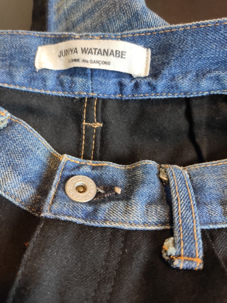 Comme des Garcons Patchworn cropped wool & denim pants.Like Undercover Size 28" / US 6 / IT 42 - 5 Thumbnail