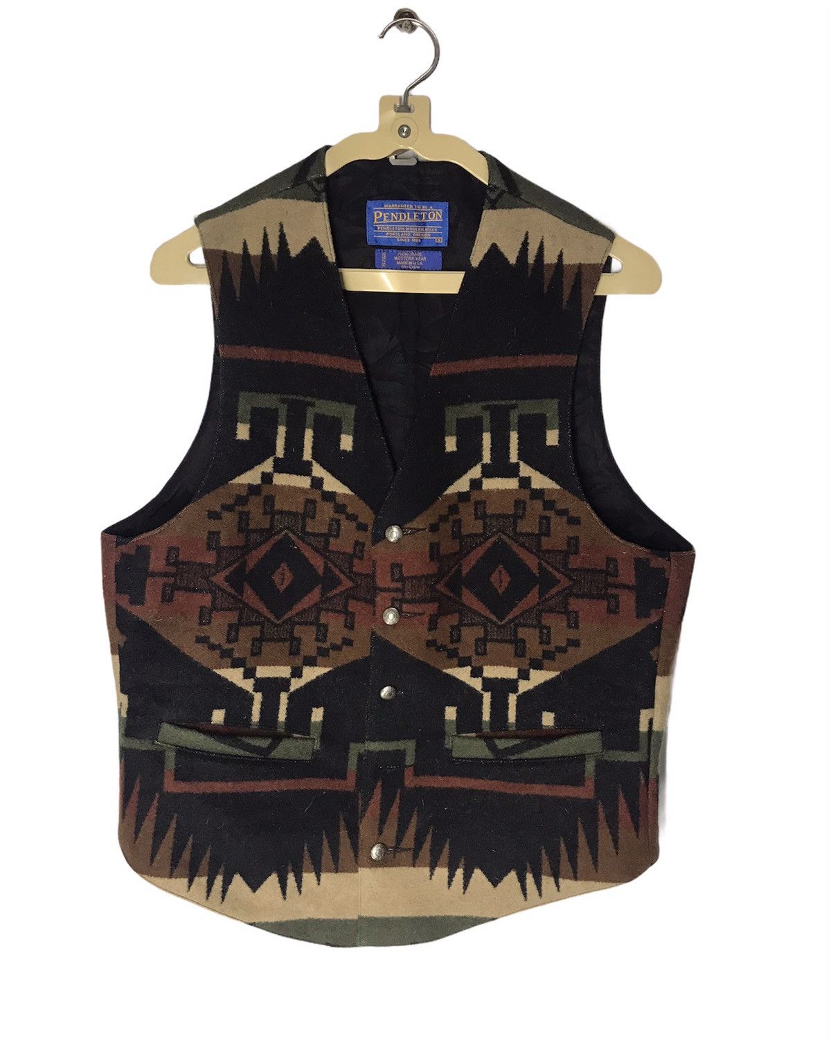 Native × Pendleton × Vintage Peldleton wool vest button up Size US S / EU 44-46 / 1 - 1 Thumbnail