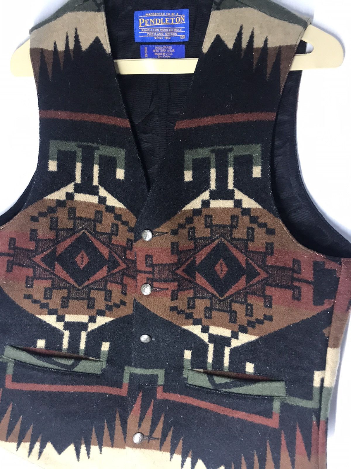 Native × Pendleton × Vintage Peldleton wool vest button up Size US S / EU 44-46 / 1 - 4 Thumbnail