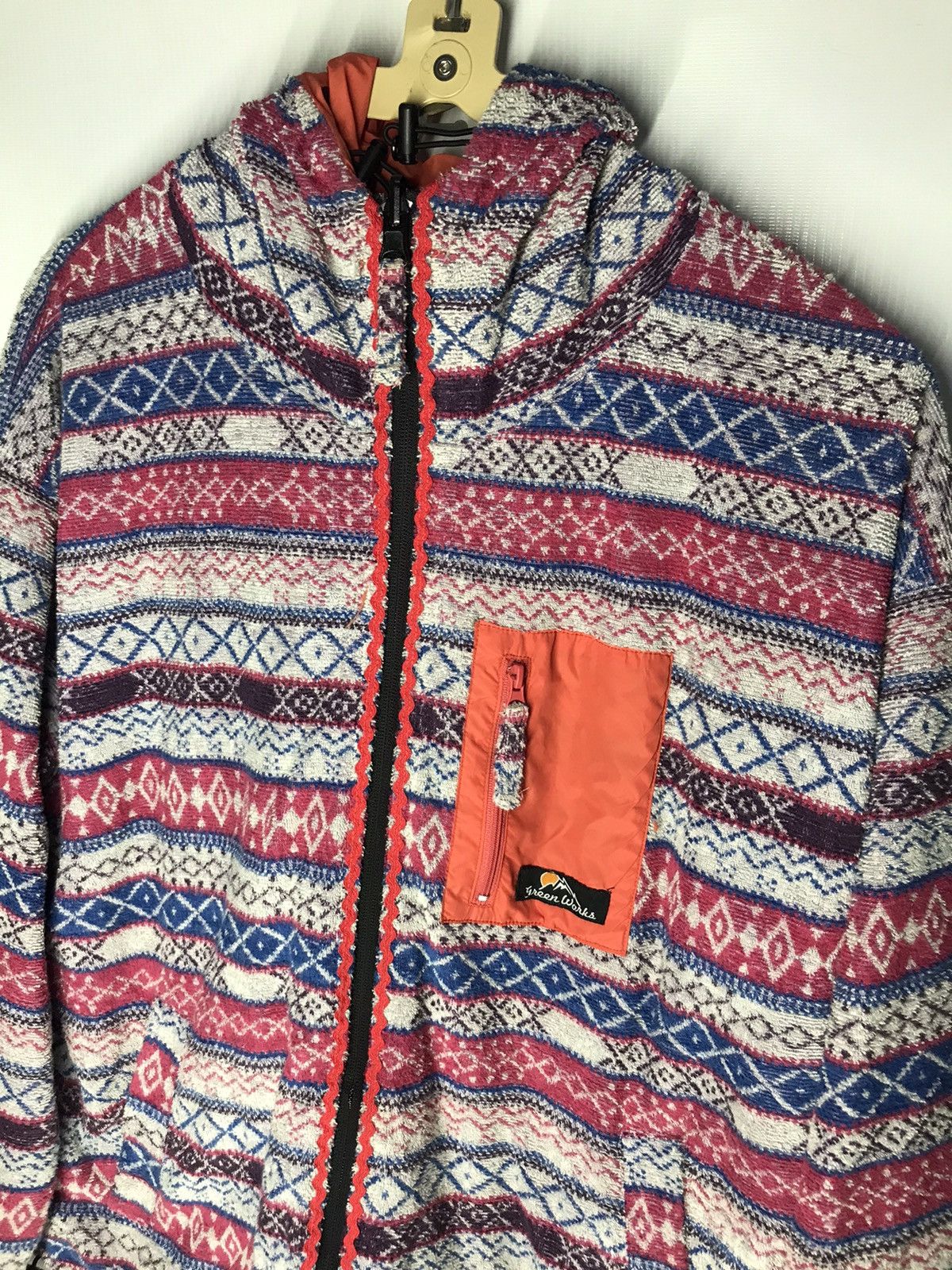 Other Reversible zipper hoodie jacket by green works Size US M / EU 48-50 / 2 - 6 Thumbnail