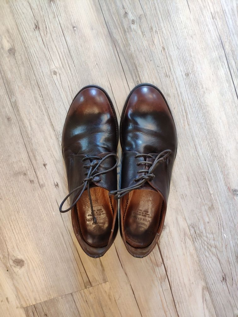 Pre-owned Officine Creative Two Tone Oxford Shoes.like Berluti Or Dior Oxfords Shoes In Brown