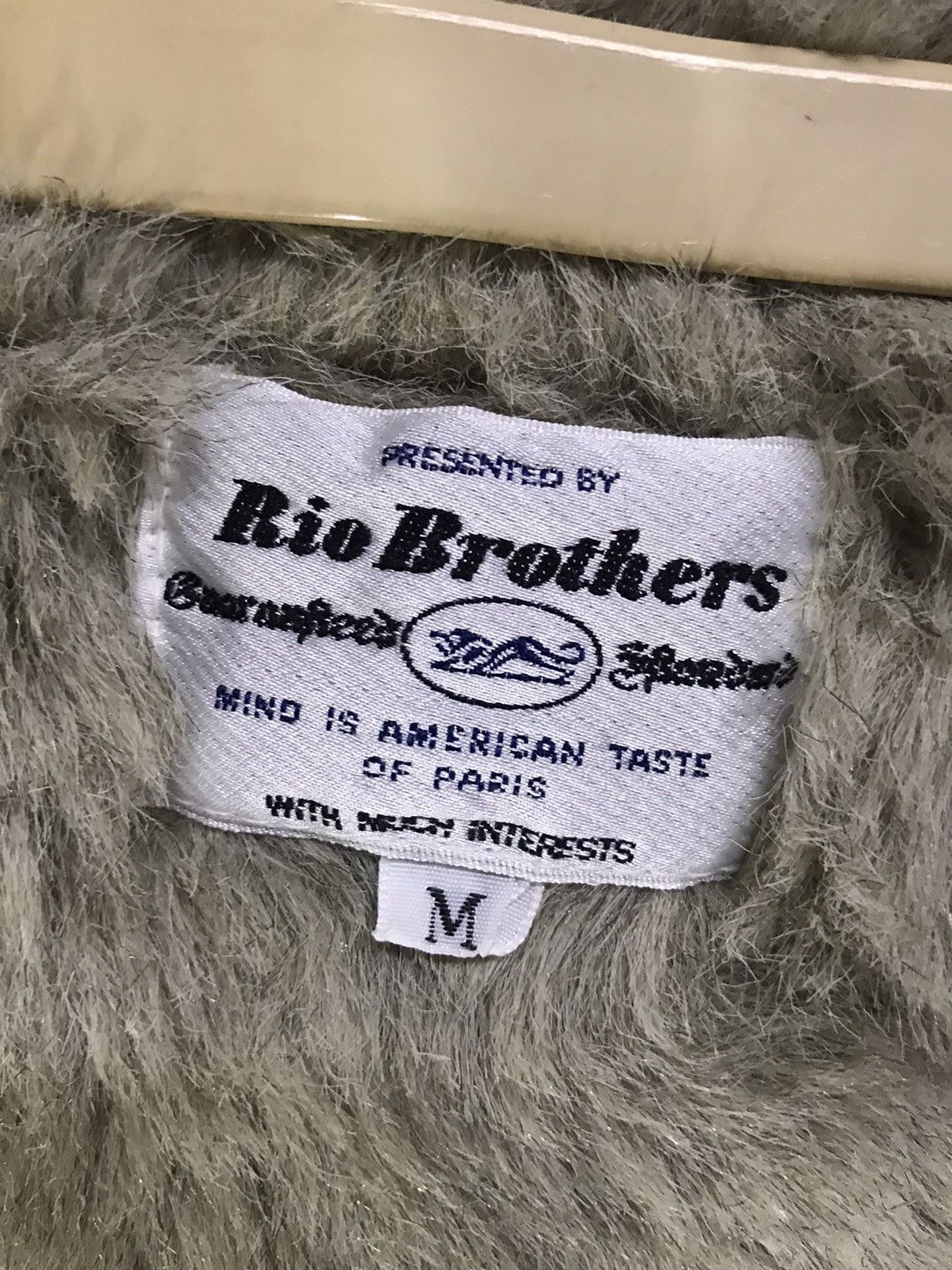 Vintage Vintage knitwear printed jacket fur hoodie by rio brothers Size US M / EU 48-50 / 2 - 4 Thumbnail