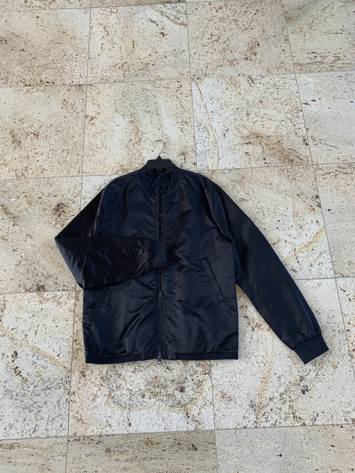 Selo Light Padded Bomber Jacket in Black