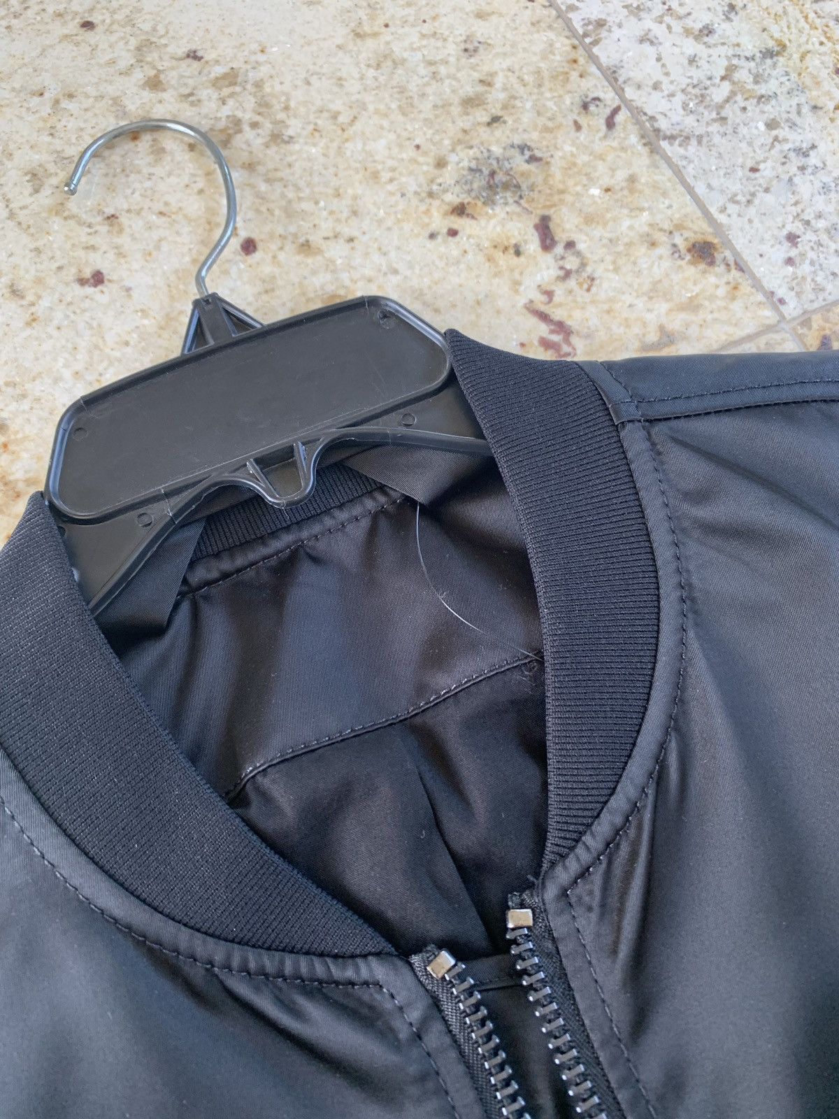 Selo Light Padded Bomber Jacket in Black