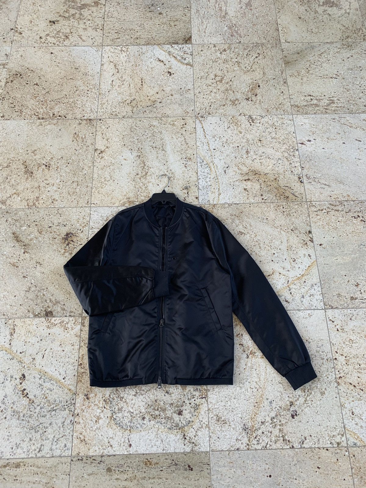 Selo Light Padded Bomber Jacket in Black
