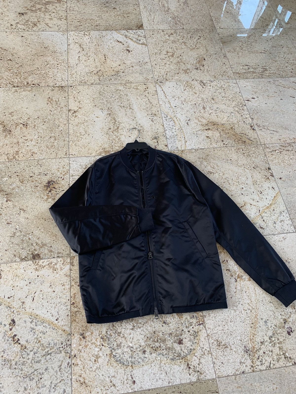 Selo Light Padded Bomber Jacket in Black