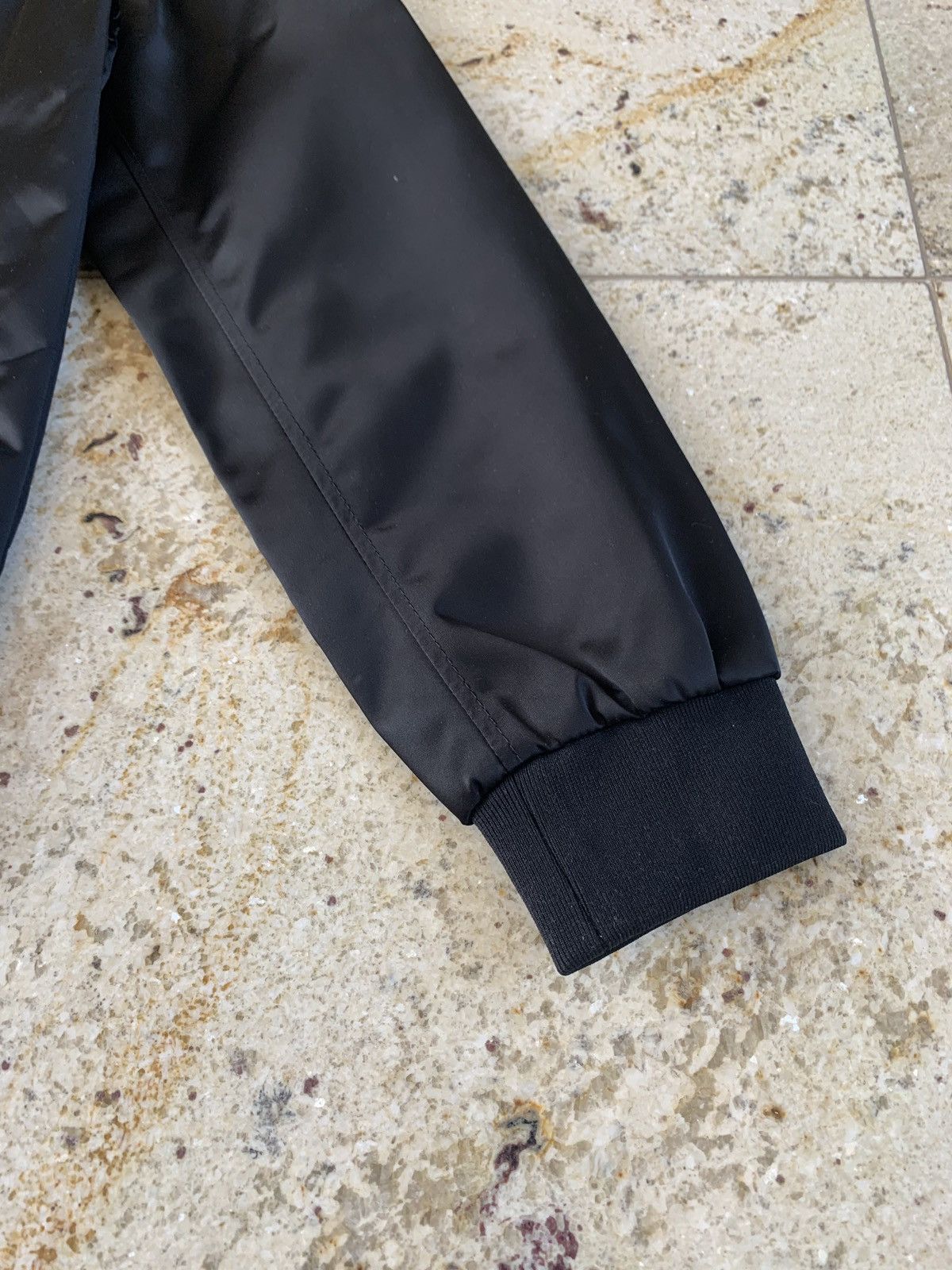 Selo Light Padded Bomber Jacket in Black