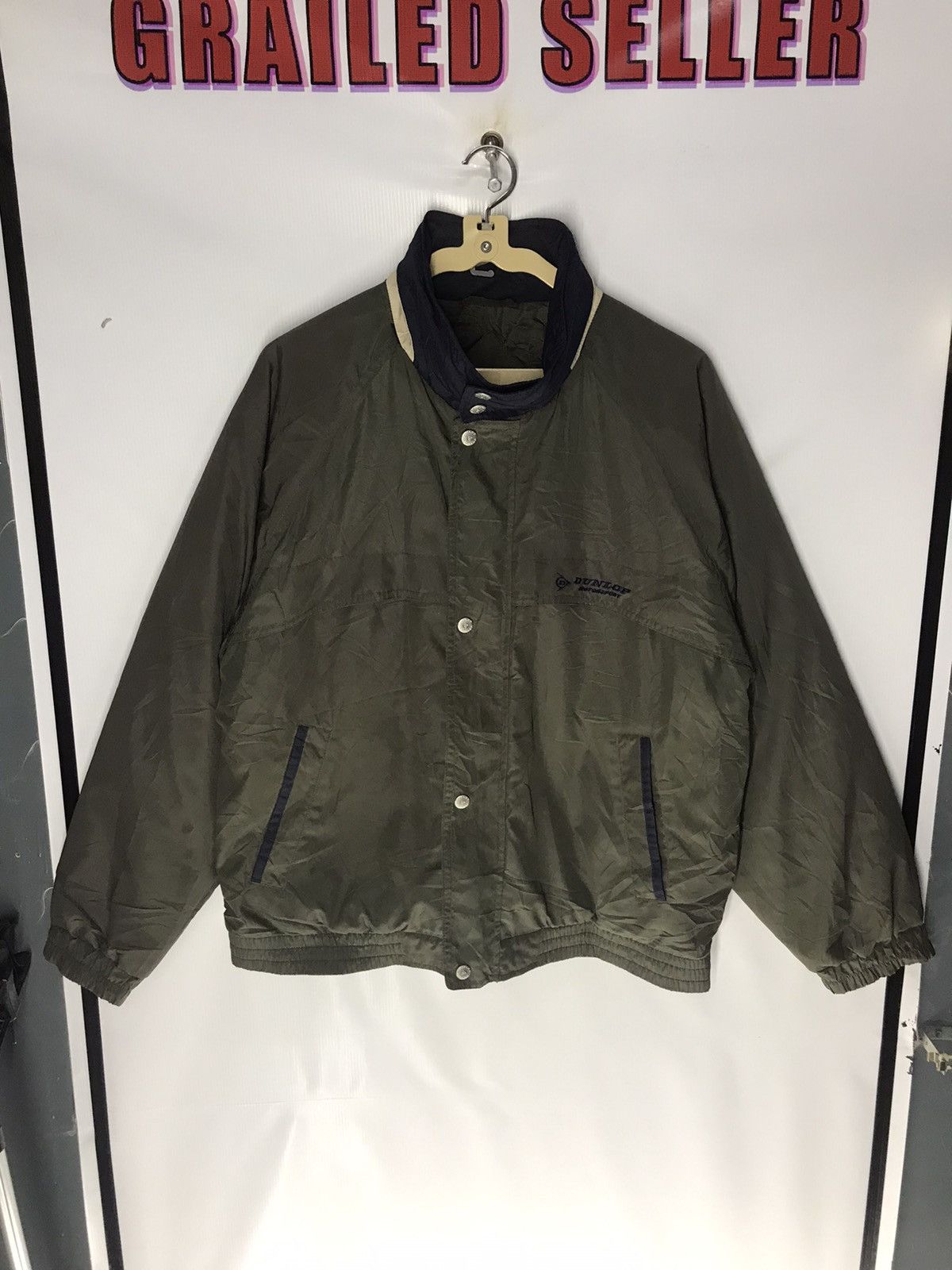 Dunlop × Japanese Brand Vintage Dunlop Motorsport jacket hidden hoodie Size US M / EU 48-50 / 2 - 7 Thumbnail