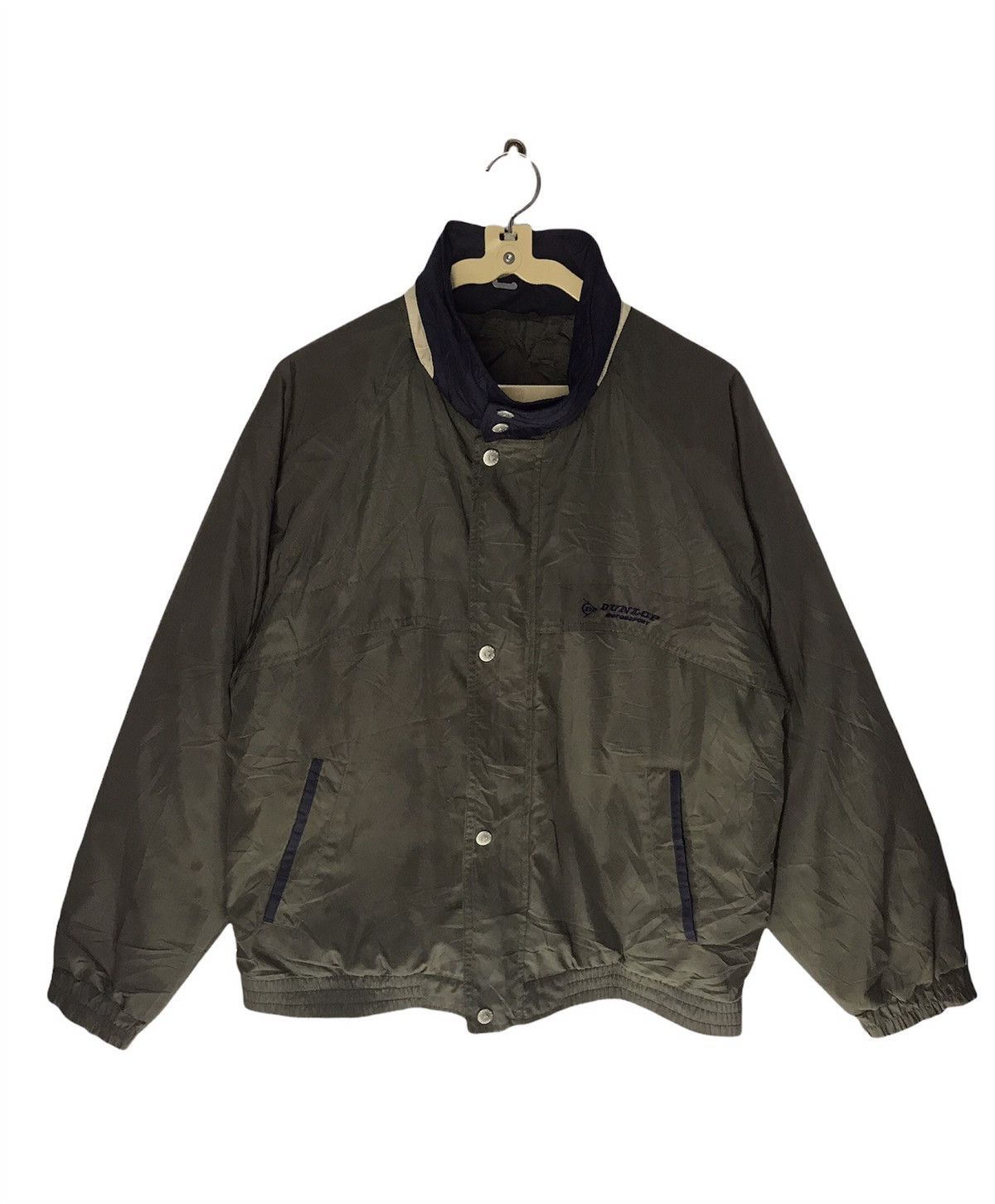 Dunlop × Japanese Brand Vintage Dunlop Motorsport jacket hidden hoodie Size US M / EU 48-50 / 2 - 1 Thumbnail