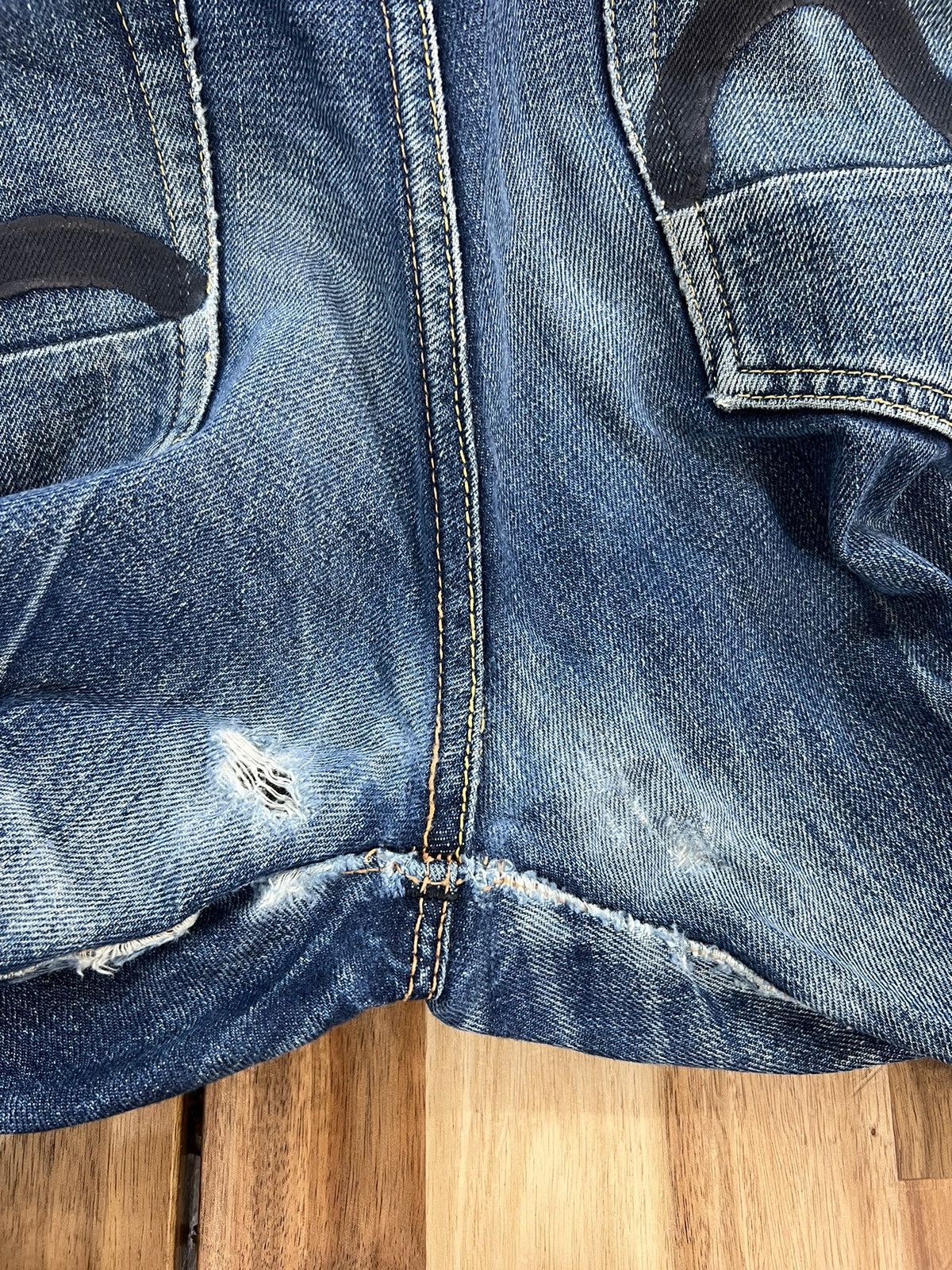 Evisu 2 Evisu Jeans By Yamane Daicock Selvedge Travis Scott Size US 31 - 17 Thumbnail