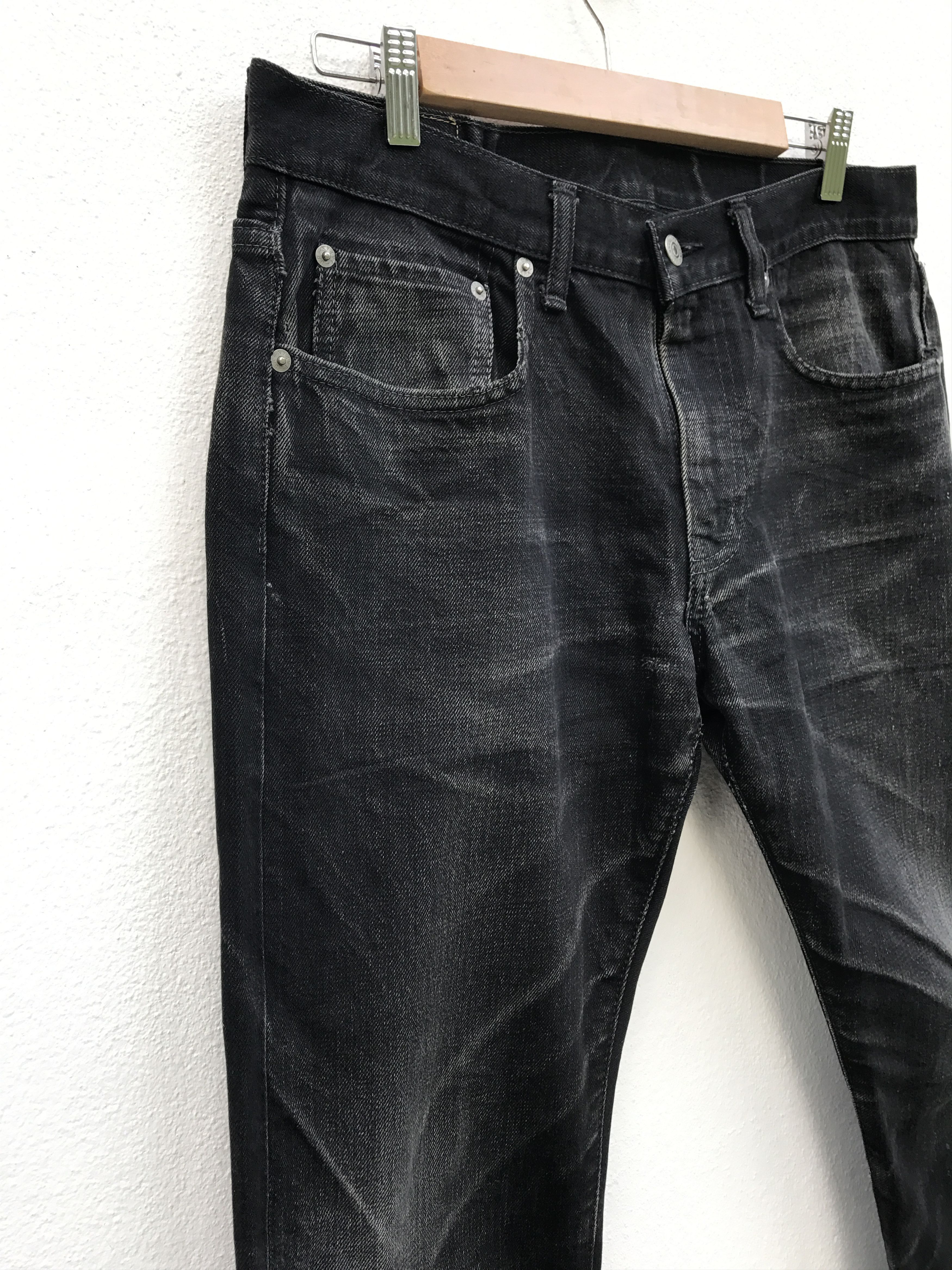 URBAN RESEARCH DOORS Japanese Selvedge Urban Research Made in Japan Black Denim Size US 33 - 6 Thumbnail