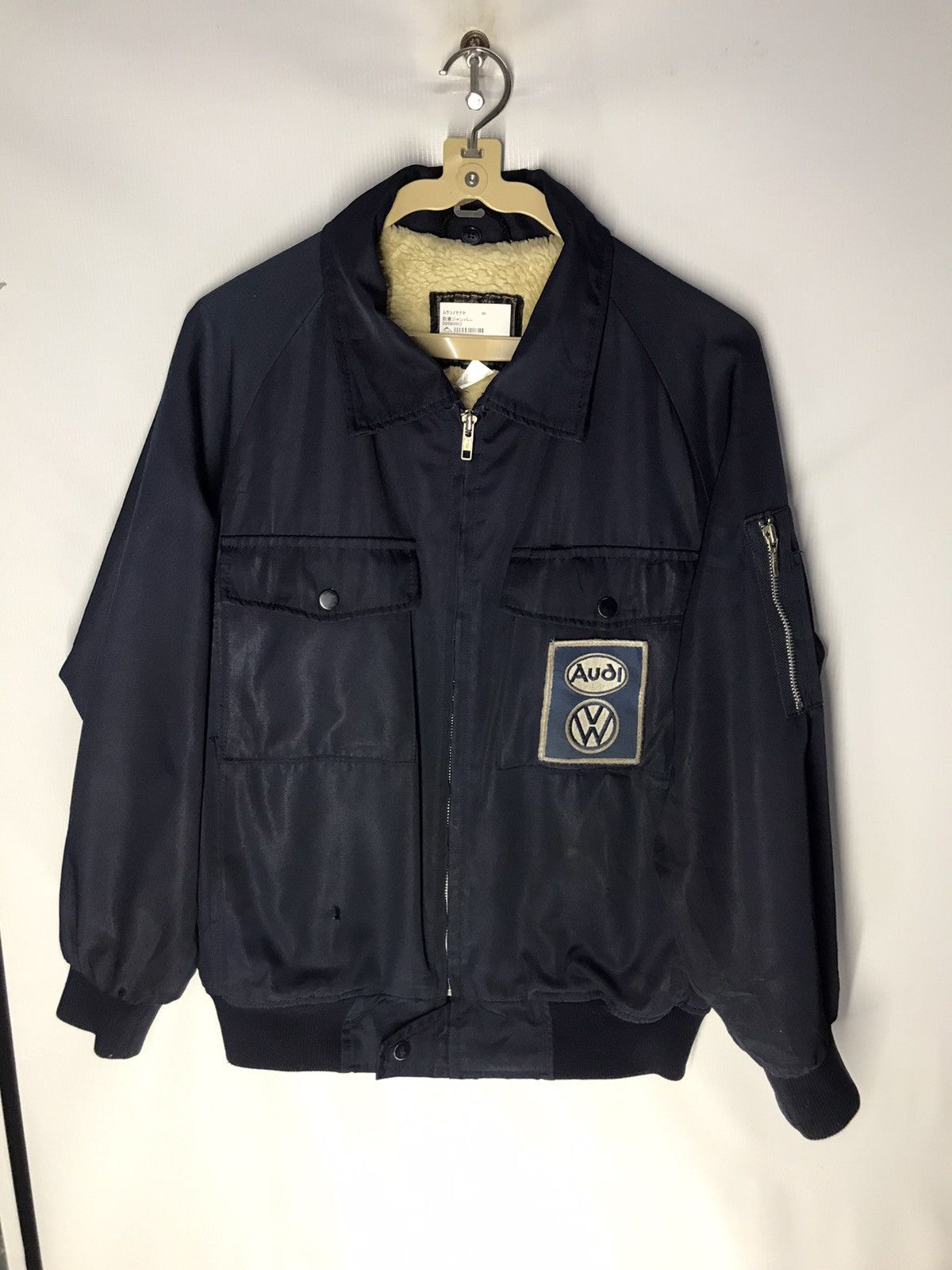 Japanese Brand Winter Japanese brand zipper jacket with Audi patches Size US M / EU 48-50 / 2 - 7 Thumbnail