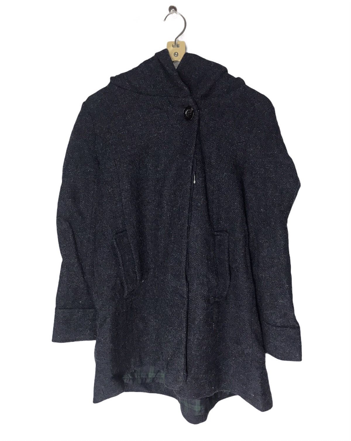 Harris Tweed × Japanese Brand Earth music&ecology x Harris tweed wool jacket with hoodie Size US M / EU 48-50 / 2 - 1 Thumbnail
