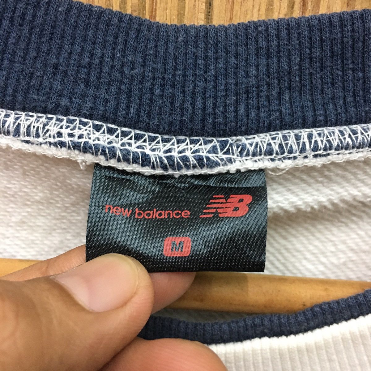 New Balance × Vintage Vintage New Balance Big Logo Sweatshirt Size US M / EU 48-50 / 2 - 6 Thumbnail