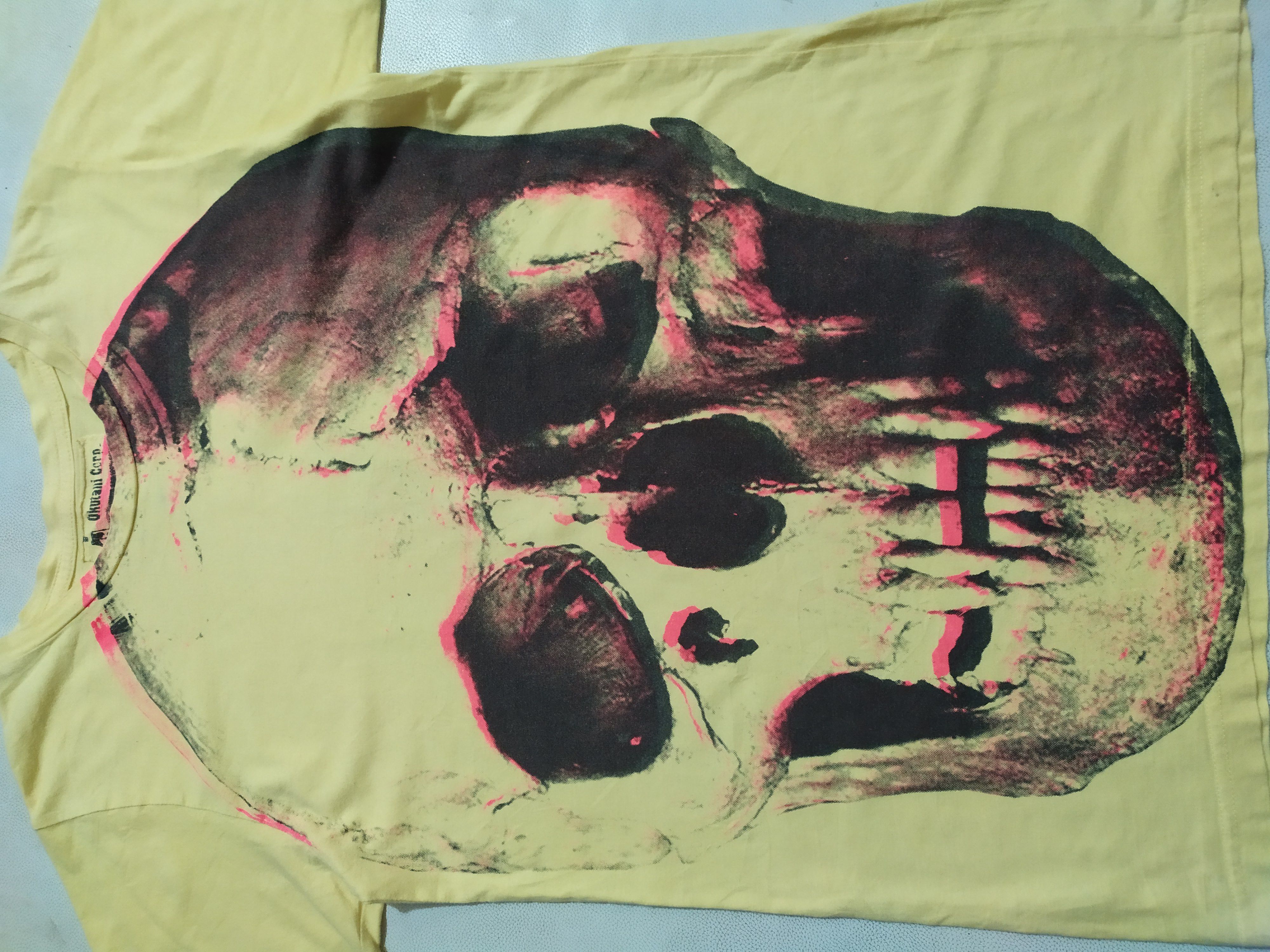 Japanese Brand Okutani Flesh Imp Skull Tshirt Size US M / EU 48-50 / 2 - 2 Thumbnail