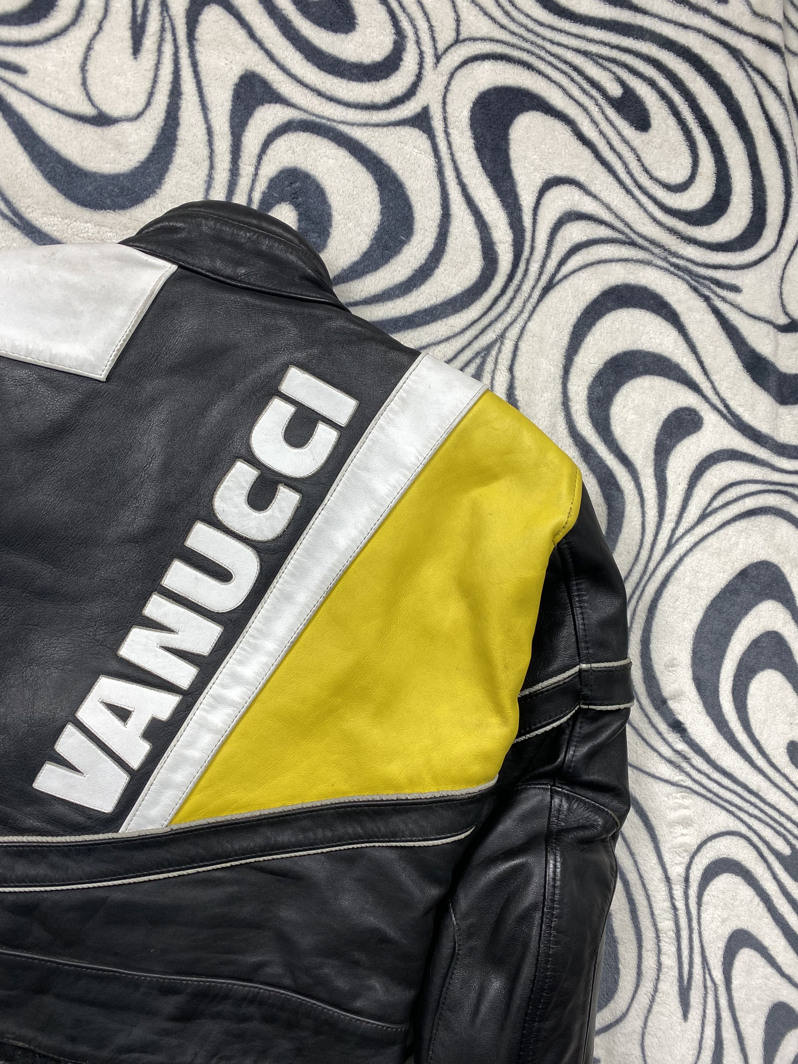 Other Vanucci Vintage Racing Team Leather Jacket Size US M / EU 48-50 / 2 - 14 Thumbnail
