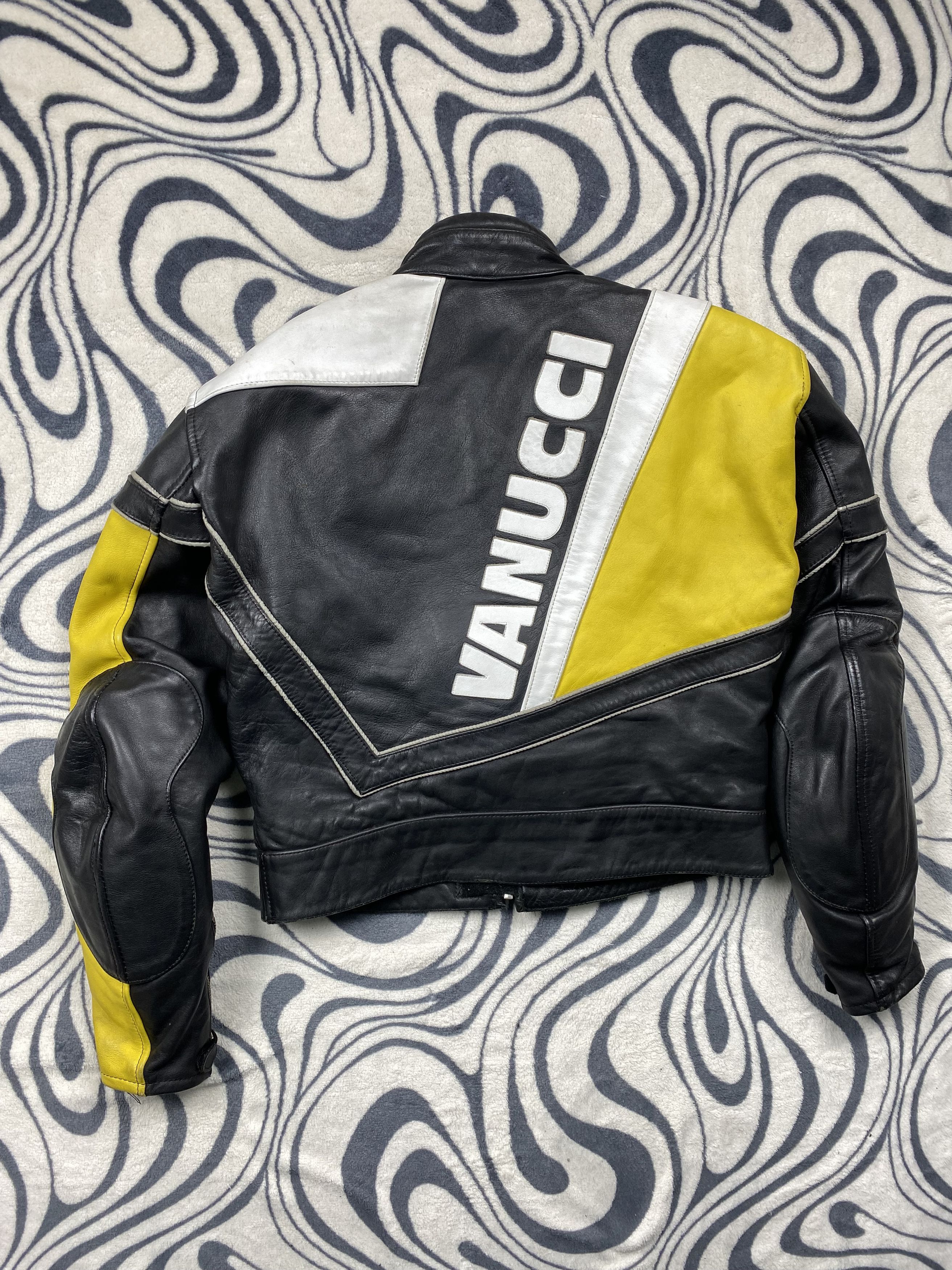Other Vanucci Vintage Racing Team Leather Jacket Size US M / EU 48-50 / 2 - 13 Thumbnail