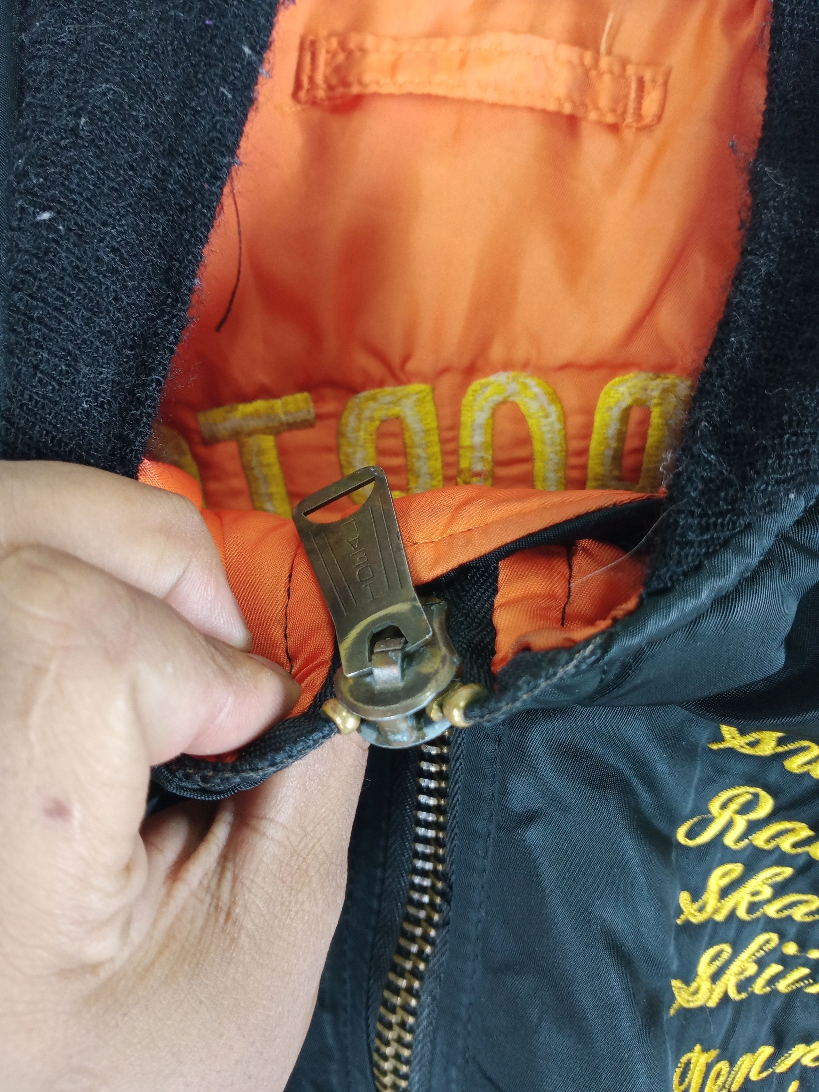 Alpha Industries Vintage 90s Bogey Sports Club MA -1 Alpha Industries Jacket Size US XL / EU 56 / 4 - 9 Thumbnail