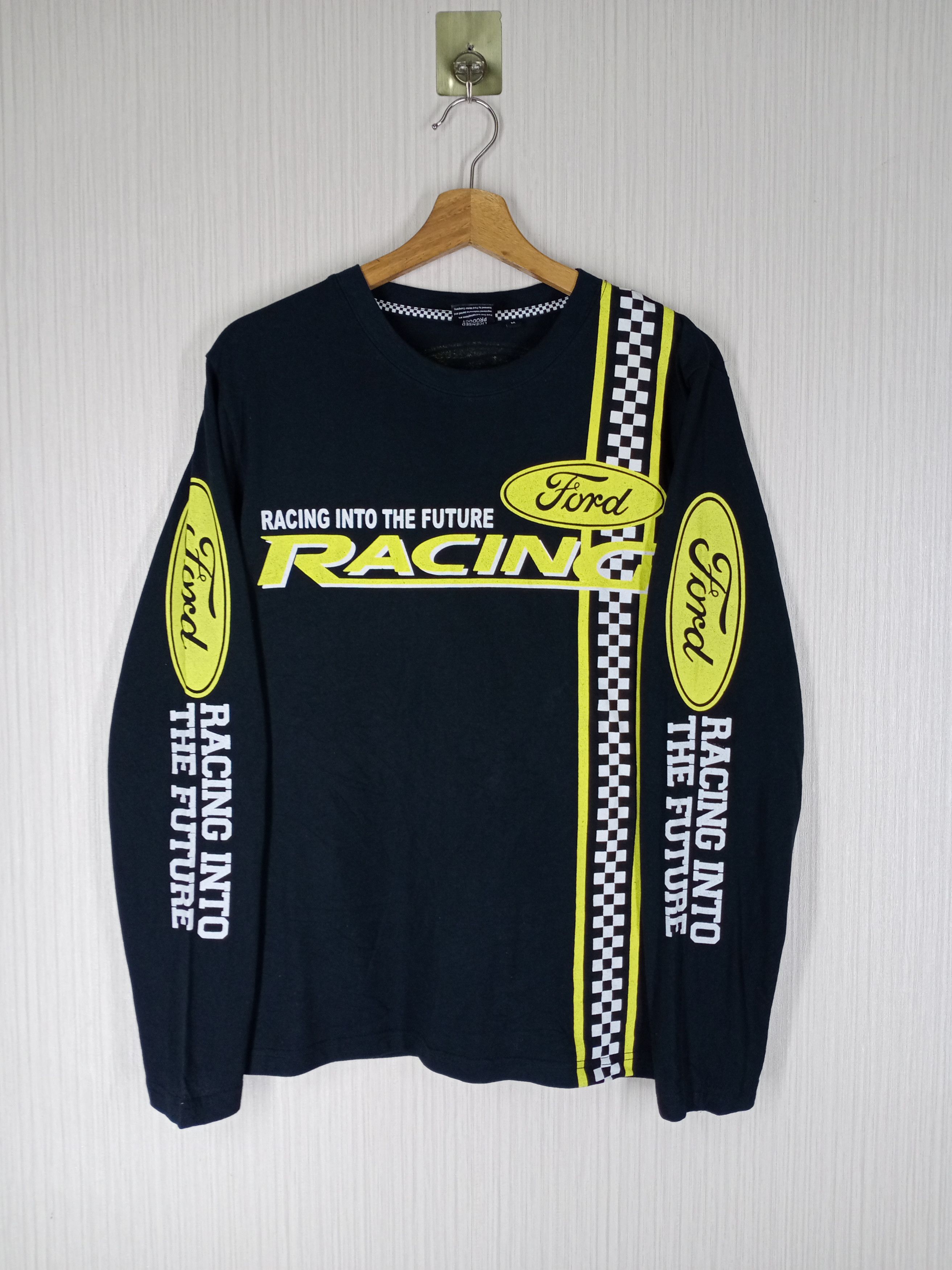Ford Vintage Ford Racing Overprint Long Sleeve Tshirt Size US M / EU 48-50 / 2 - 1 Thumbnail