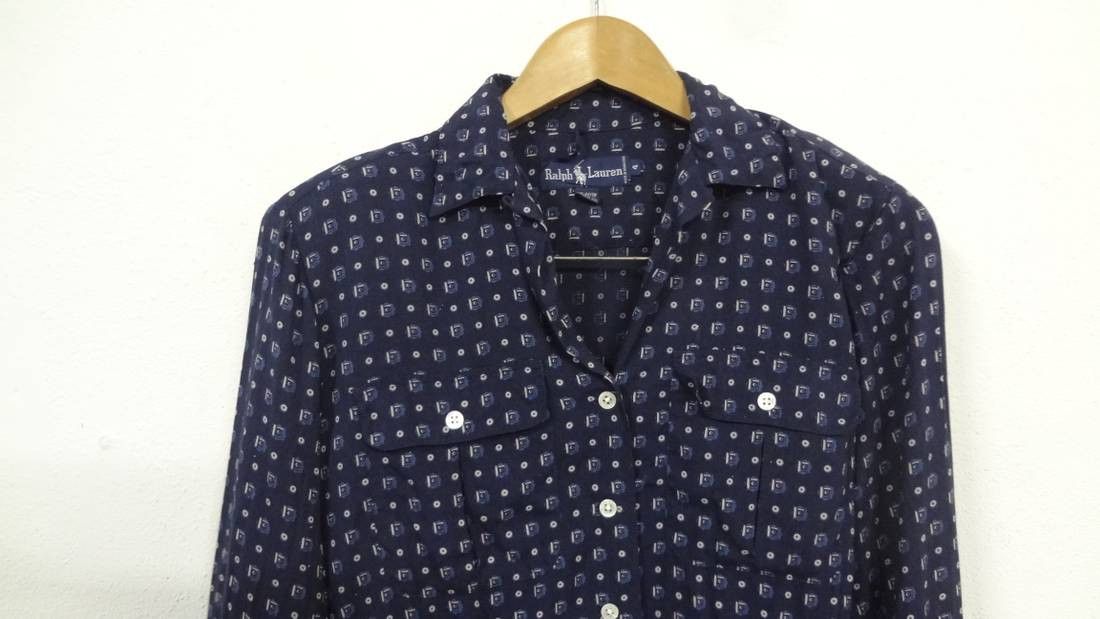 Polo Ralph Lauren Polo Ralph Lauren Full Print shirt button Women Size S / US 4 / IT 40 - 4 Thumbnail