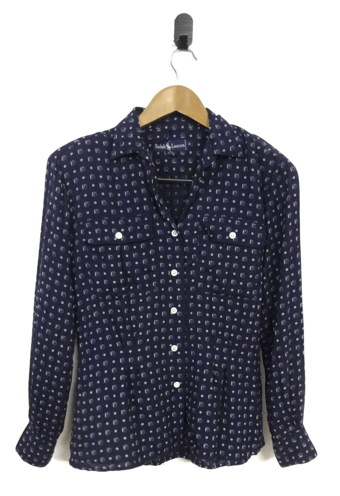 Polo Ralph Lauren Polo Ralph Lauren Full Print shirt button Women Size S / US 4 / IT 40 - 1 Thumbnail