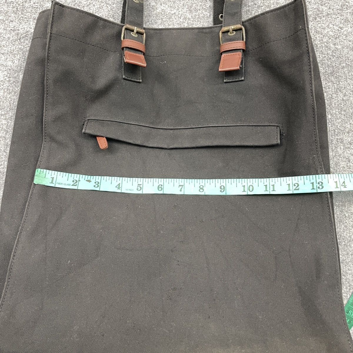 Japanese Brand × Vintage Super Black Japanese Brand Denim Tote Bag Size ONE SIZE - 4 Thumbnail