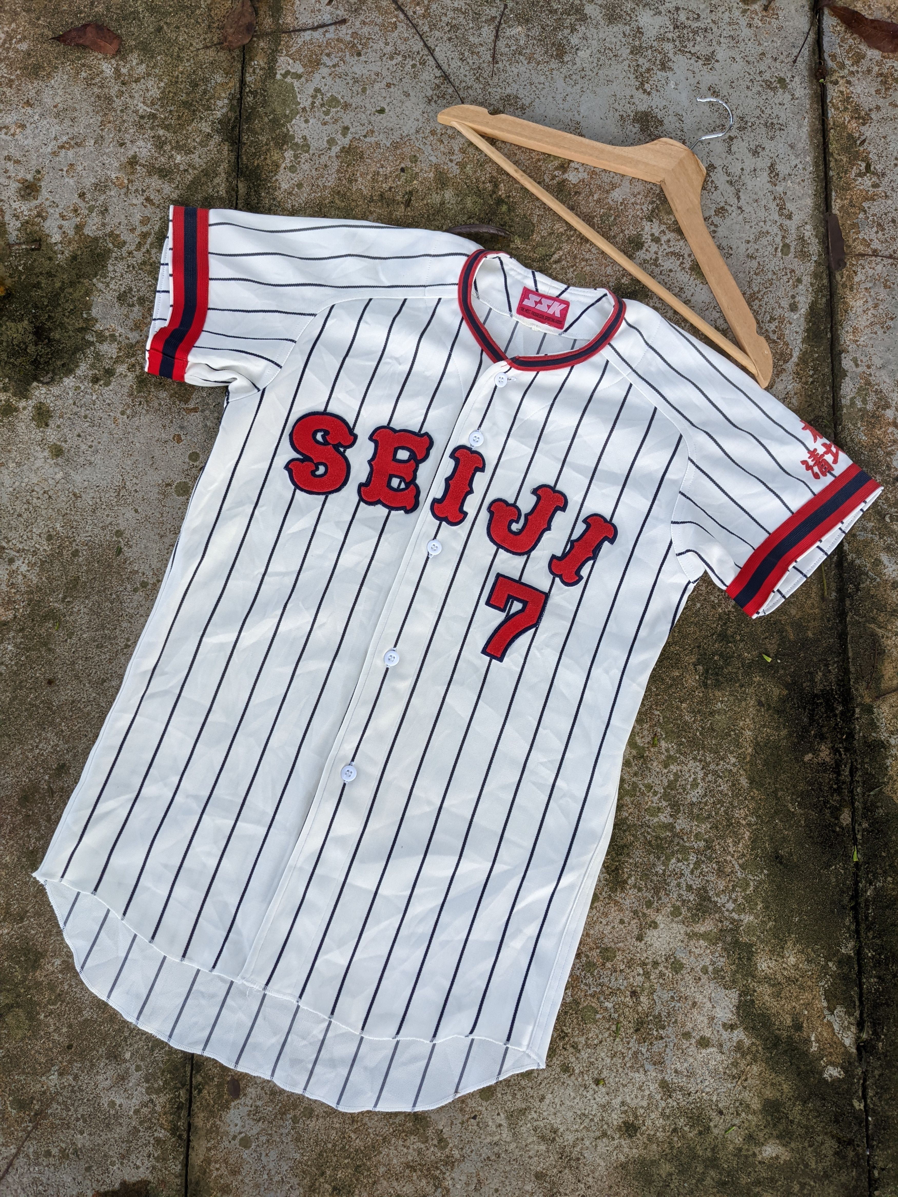 Japanese Brand × Vintage ⚡️Steals⚡️ Vintage Japanese SENJI Spellout Baseball Size US S / EU 44-46 / 1 - 1 Thumbnail