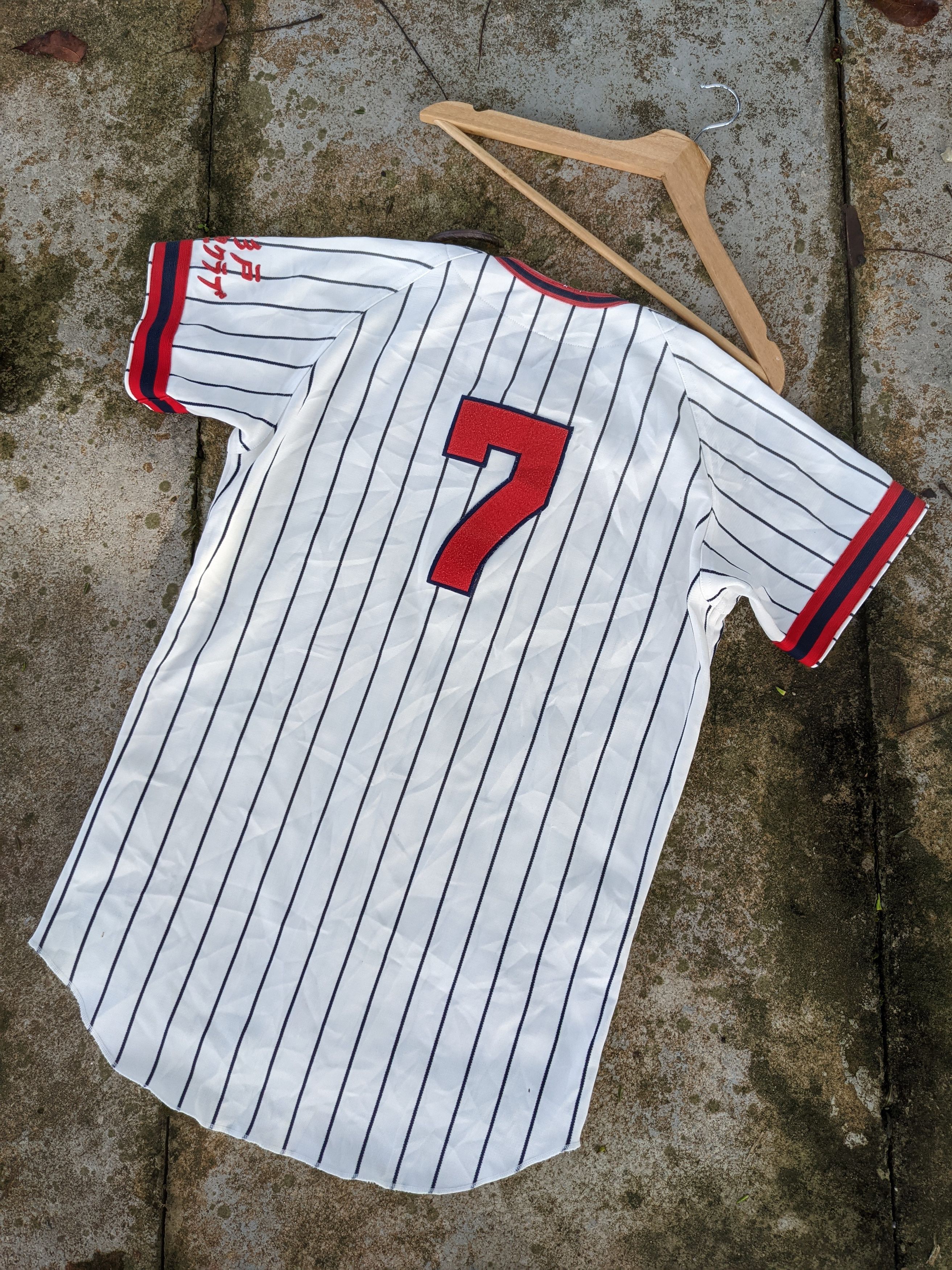 Japanese Brand × Vintage ⚡️Steals⚡️ Vintage Japanese SENJI Spellout Baseball Size US S / EU 44-46 / 1 - 2 Thumbnail