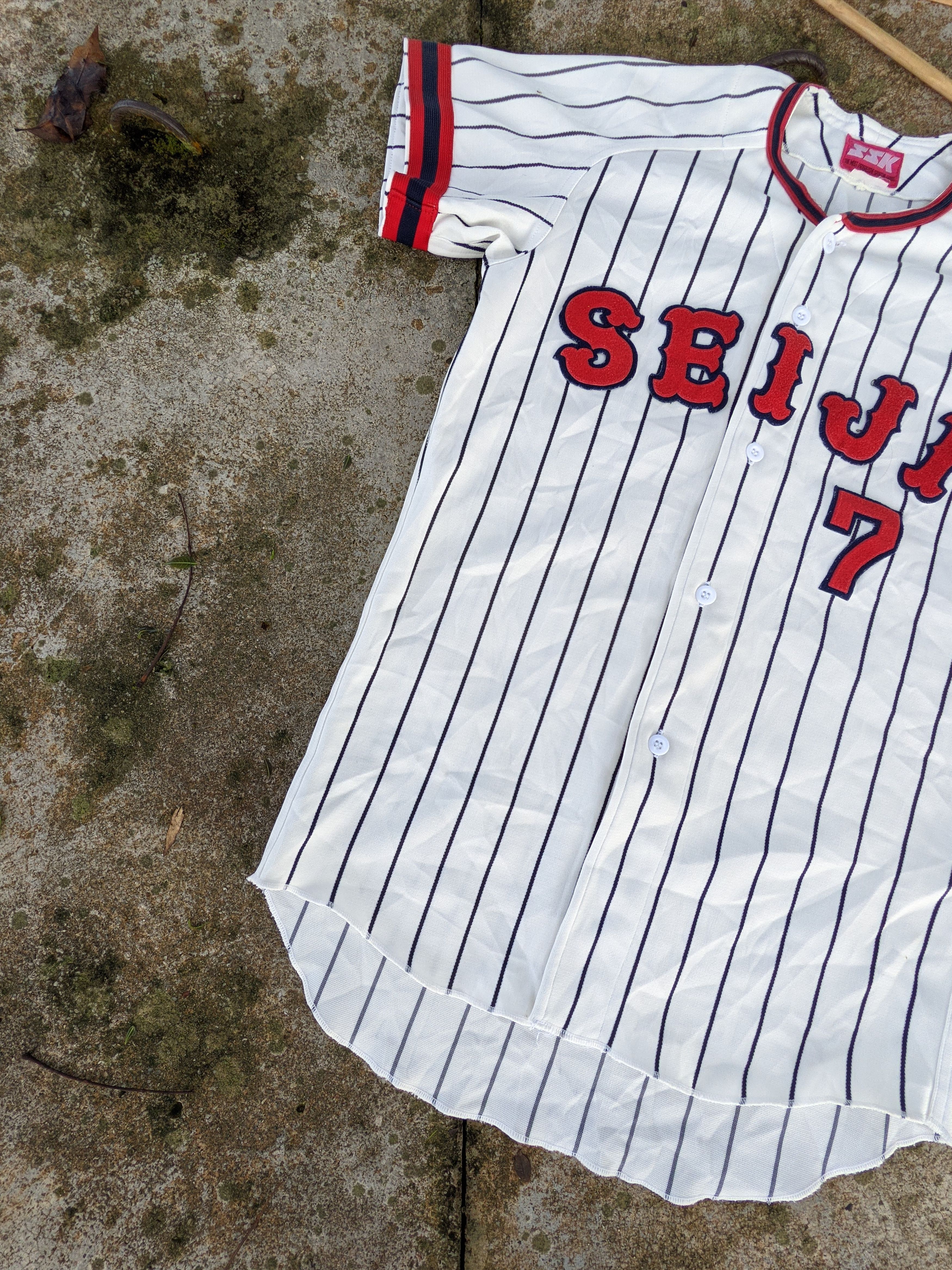 Japanese Brand × Vintage ⚡️Steals⚡️ Vintage Japanese SENJI Spellout Baseball Size US S / EU 44-46 / 1 - 4 Thumbnail