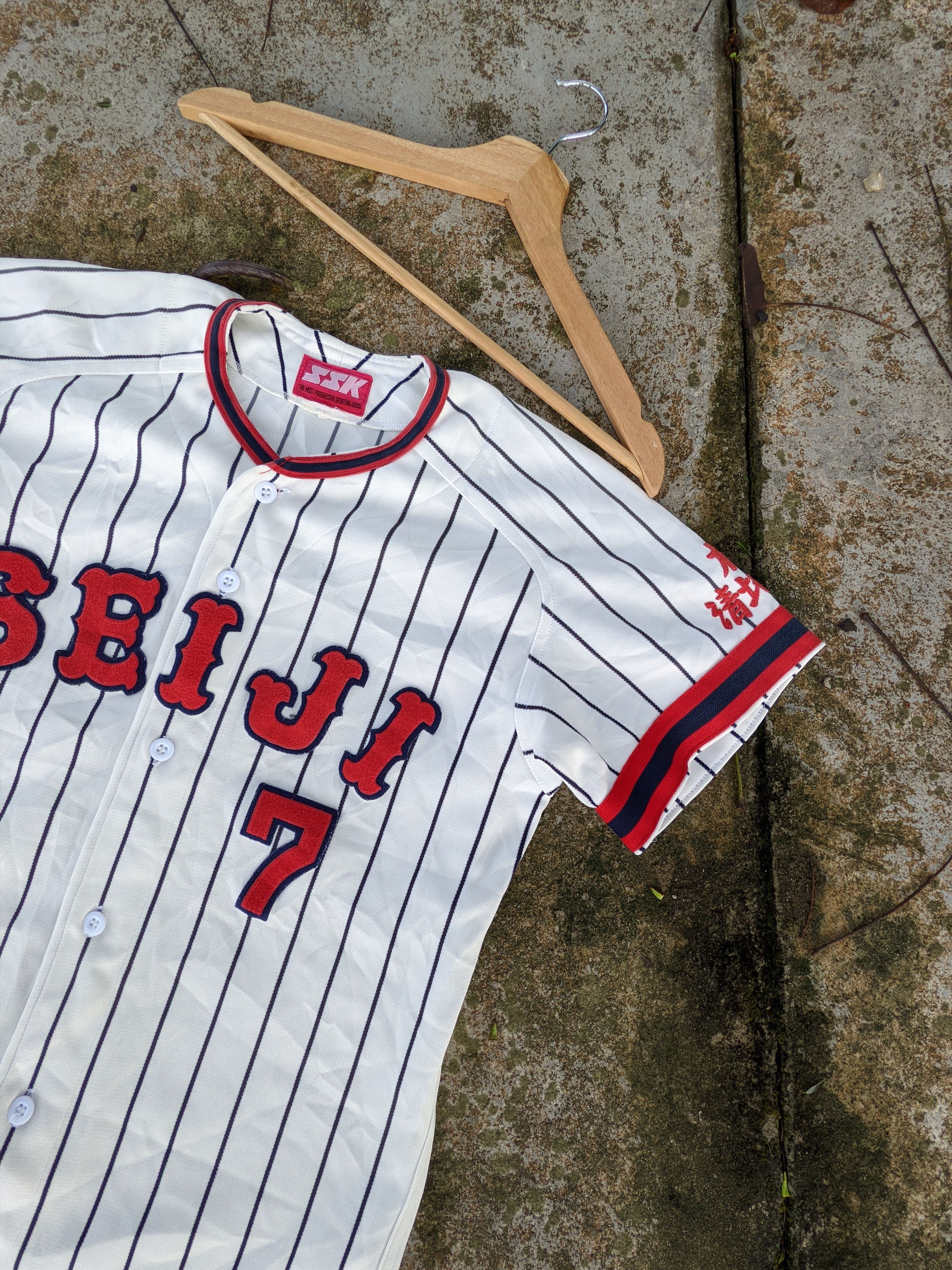 Japanese Brand × Vintage ⚡️Steals⚡️ Vintage Japanese SENJI Spellout Baseball Size US S / EU 44-46 / 1 - 3 Thumbnail