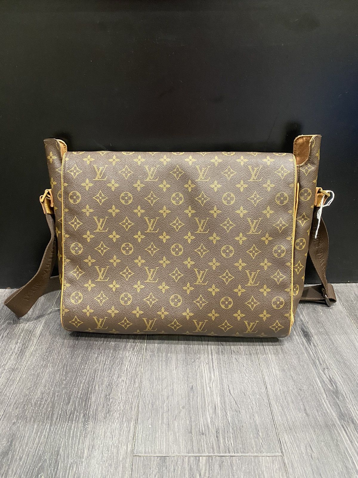 Louis Vuitton Monogram Abbesses Crossbody Messenger Bag in Brown, Men's