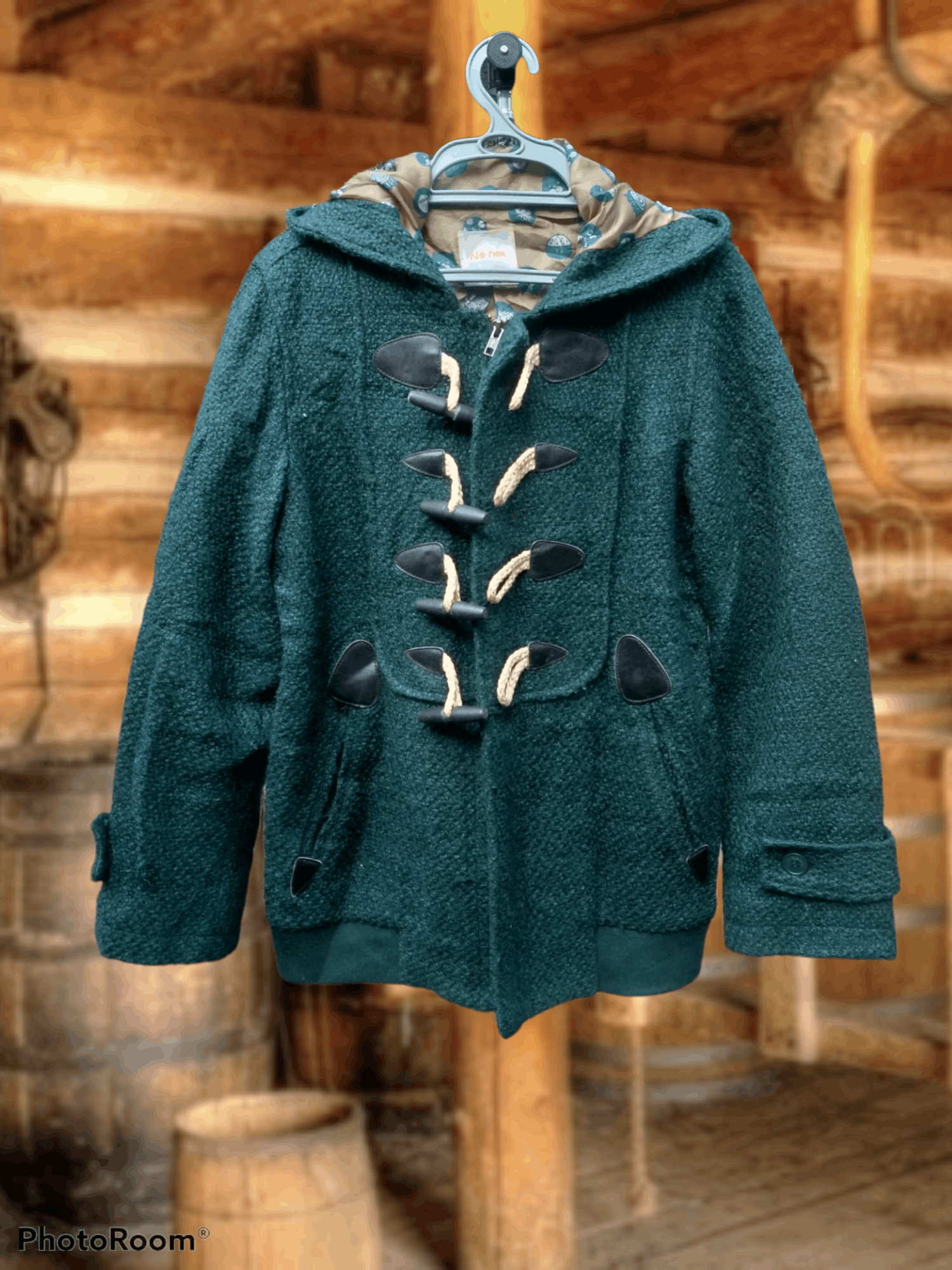 Issey Miyake × Ne-Net ISSEY MIYAKE NE-NET WOOL DUFFLE COAT Size US S / EU 44-46 / 1 - 4 Thumbnail