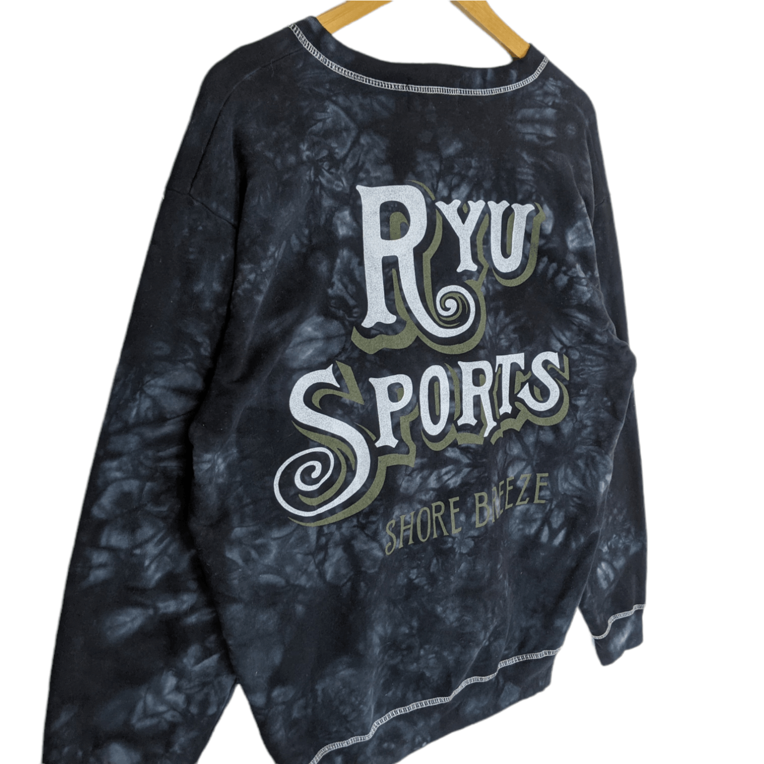 Japanese Brand RYU SPORTS Shore Breeze Tie Dyed Jumper Sweatshirt Size US M / EU 48-50 / 2 - 7 Thumbnail