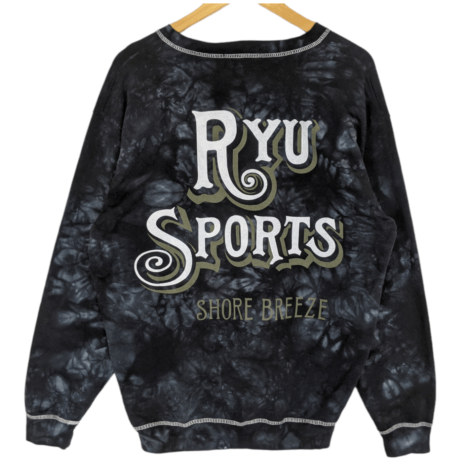 Japanese Brand RYU SPORTS Shore Breeze Tie Dyed Jumper Sweatshirt Size US M / EU 48-50 / 2 - 6 Thumbnail