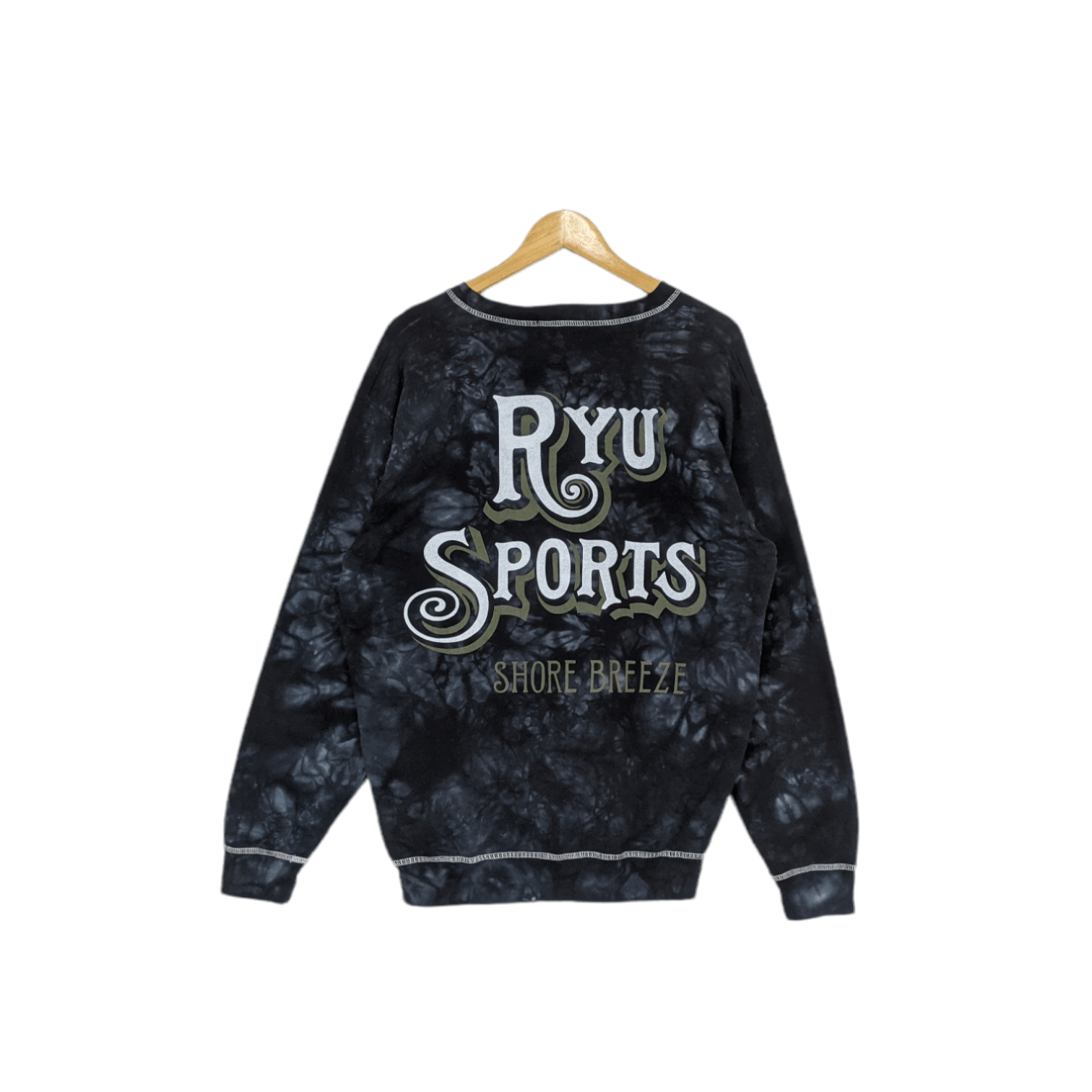 Japanese Brand RYU SPORTS Shore Breeze Tie Dyed Jumper Sweatshirt Size US M / EU 48-50 / 2 - 2 Thumbnail