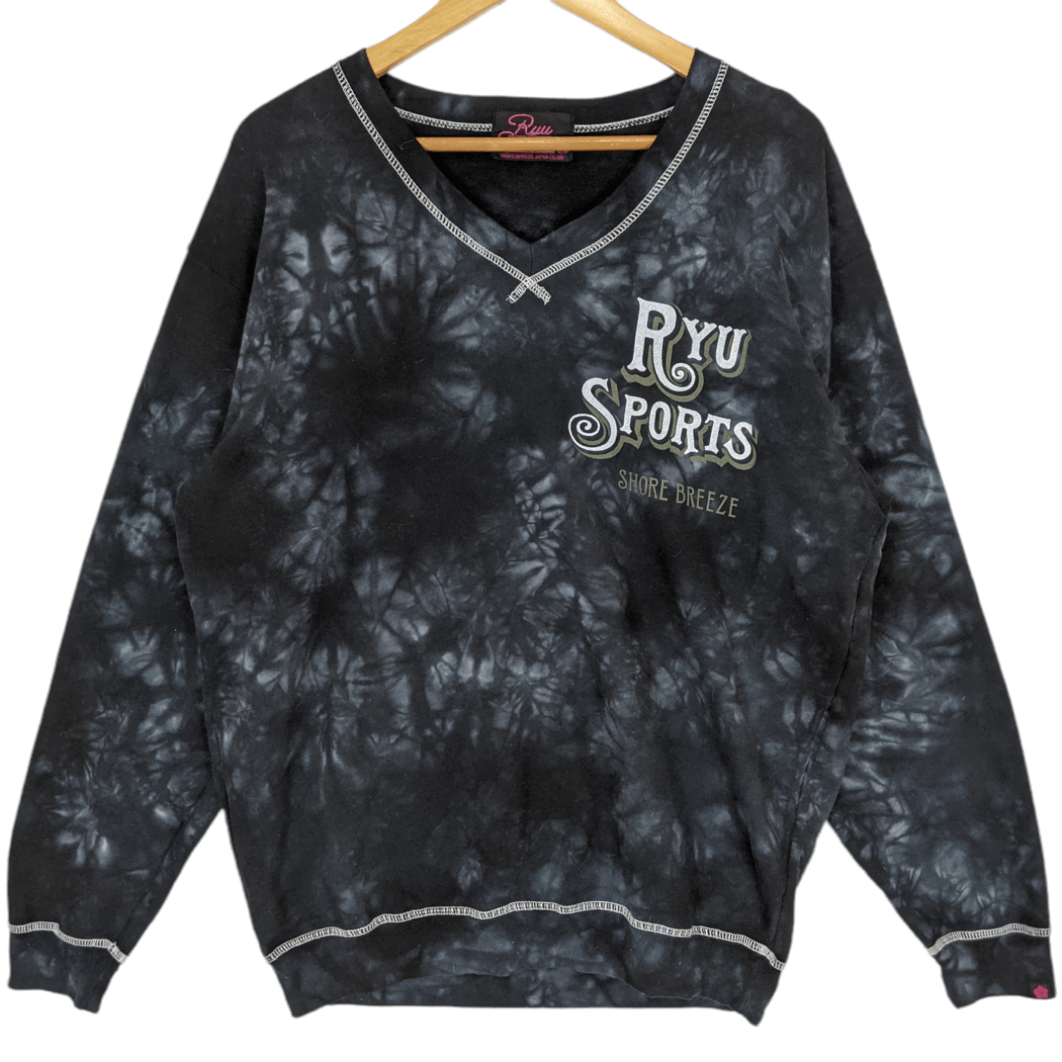 Japanese Brand RYU SPORTS Shore Breeze Tie Dyed Jumper Sweatshirt Size US M / EU 48-50 / 2 - 3 Thumbnail