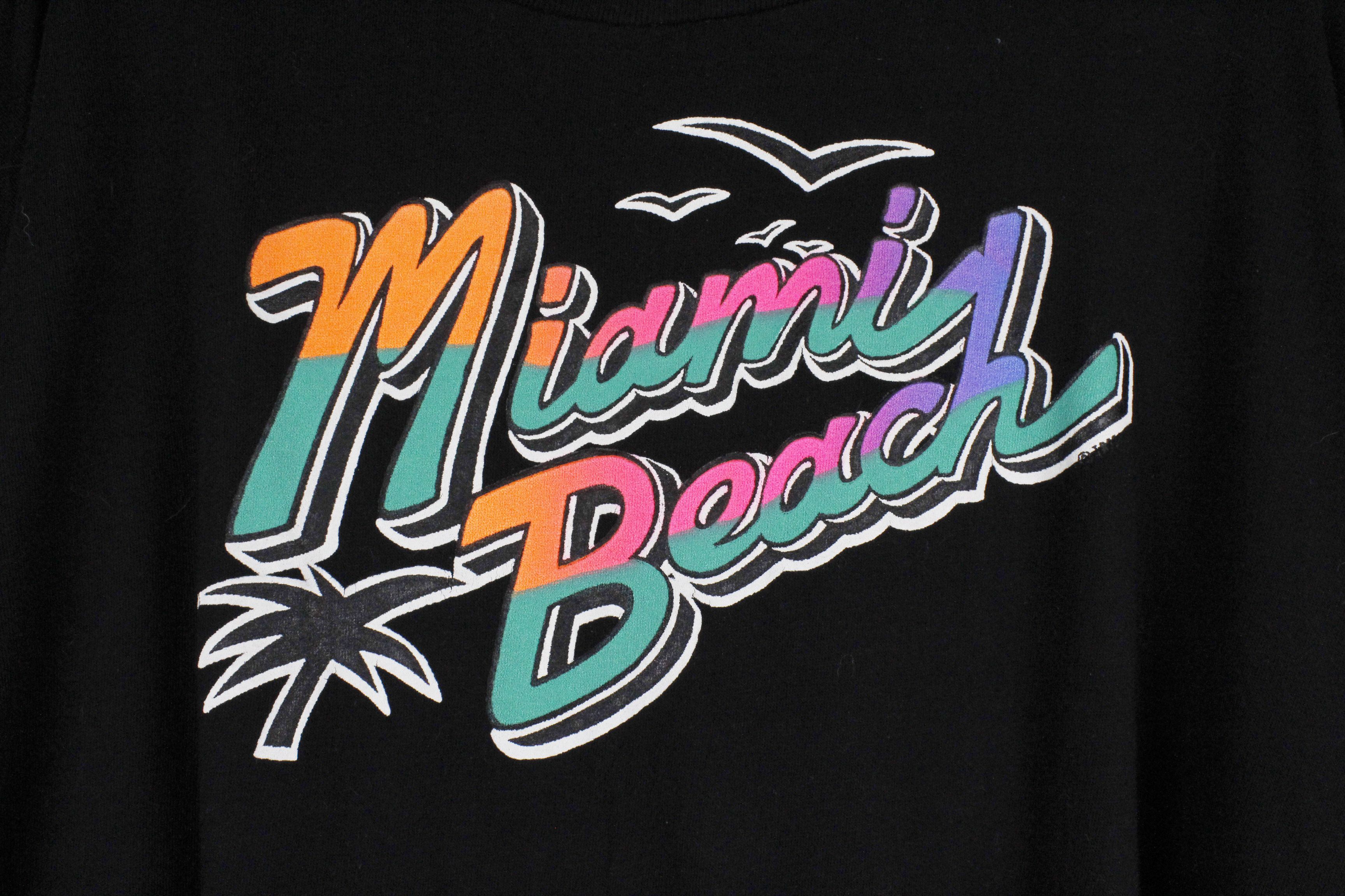 Vintage Vintage Miami Beach Caribbean Dream Graphic Tee T-shirt Size US XXL / EU 58 / 5 - 2 Thumbnail