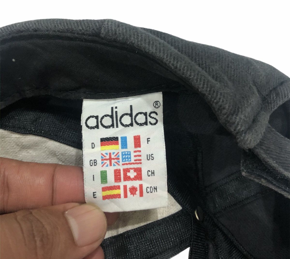 Adidas × Vintage Adidas Vintage style Big Logo Hat cap Size ONE SIZE - 6 Thumbnail