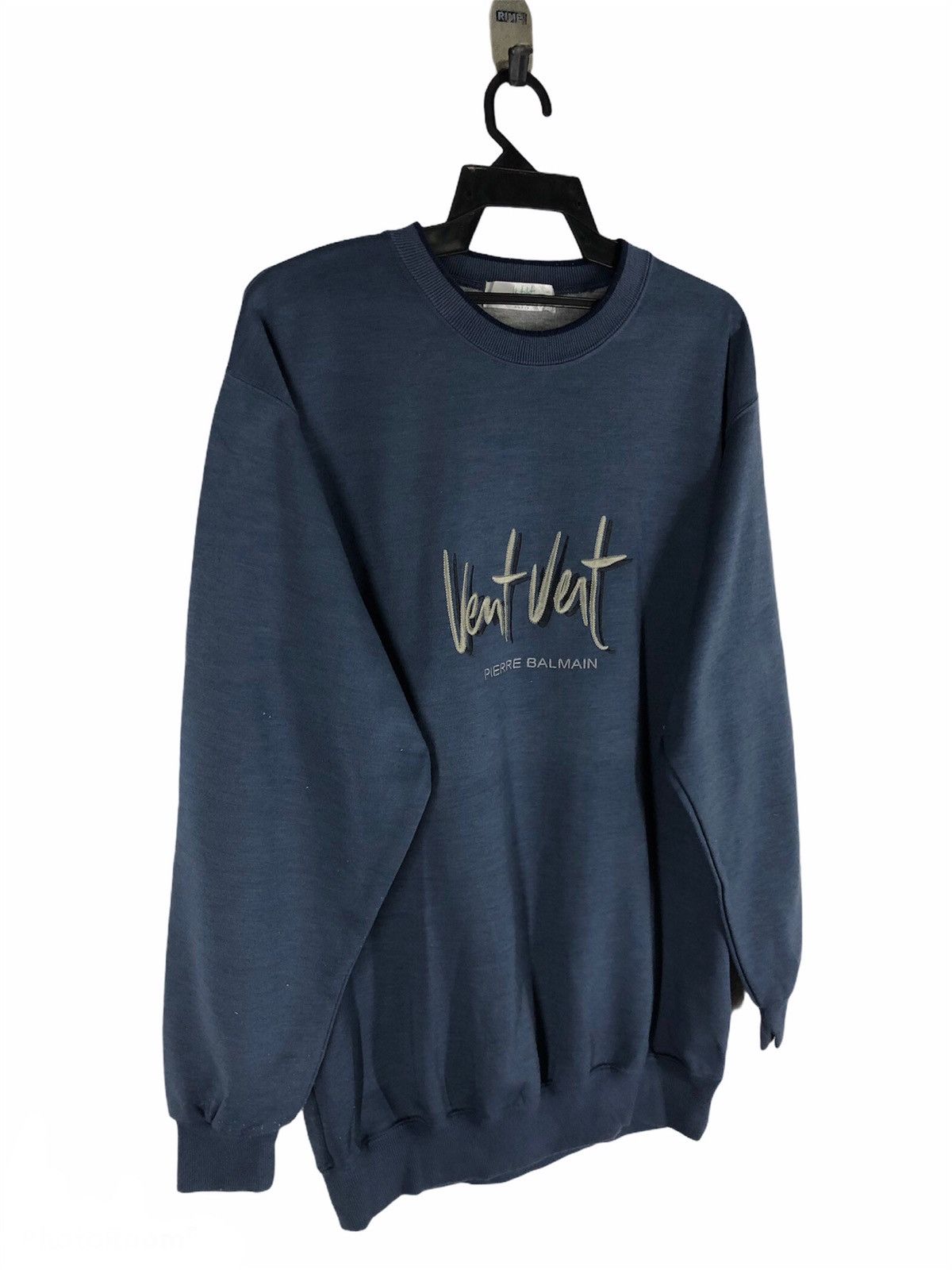 Pierre Balmain × Vintage Vintage 90s Vent Vert Pierre Balmain Turtleneck Sweatshirt Size US L / EU 52-54 / 3 - 2 Thumbnail
