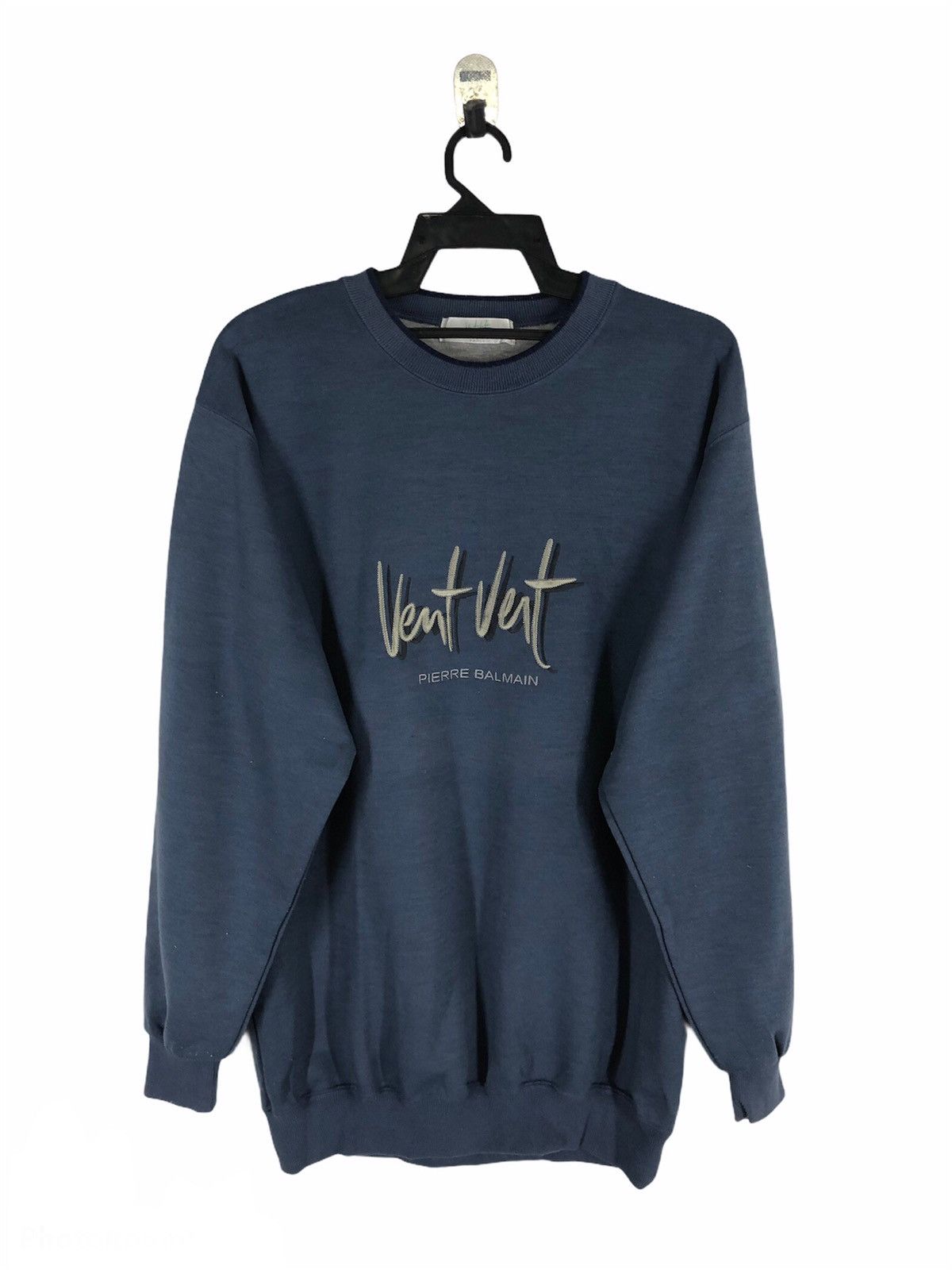 Pierre Balmain × Vintage Vintage 90s Vent Vert Pierre Balmain Turtleneck Sweatshirt Size US L / EU 52-54 / 3 - 1 Thumbnail