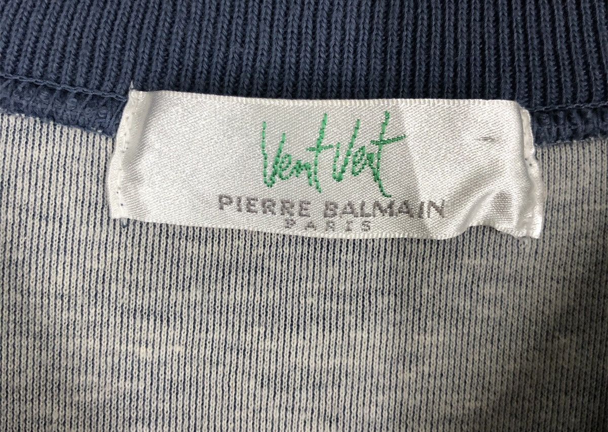 Pierre Balmain × Vintage Vintage 90s Vent Vert Pierre Balmain Turtleneck Sweatshirt Size US L / EU 52-54 / 3 - 7 Thumbnail
