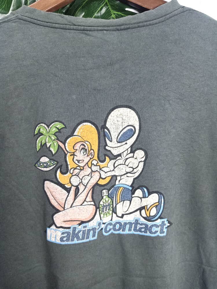 Alien Workshop × Mossimo × Vintage VINTAGE ALIEN WORKSHOP X MOSSIMO X MAKIN CONTACT SKATE TEE Size US L / EU 52-54 / 3 - 1 Thumbnail