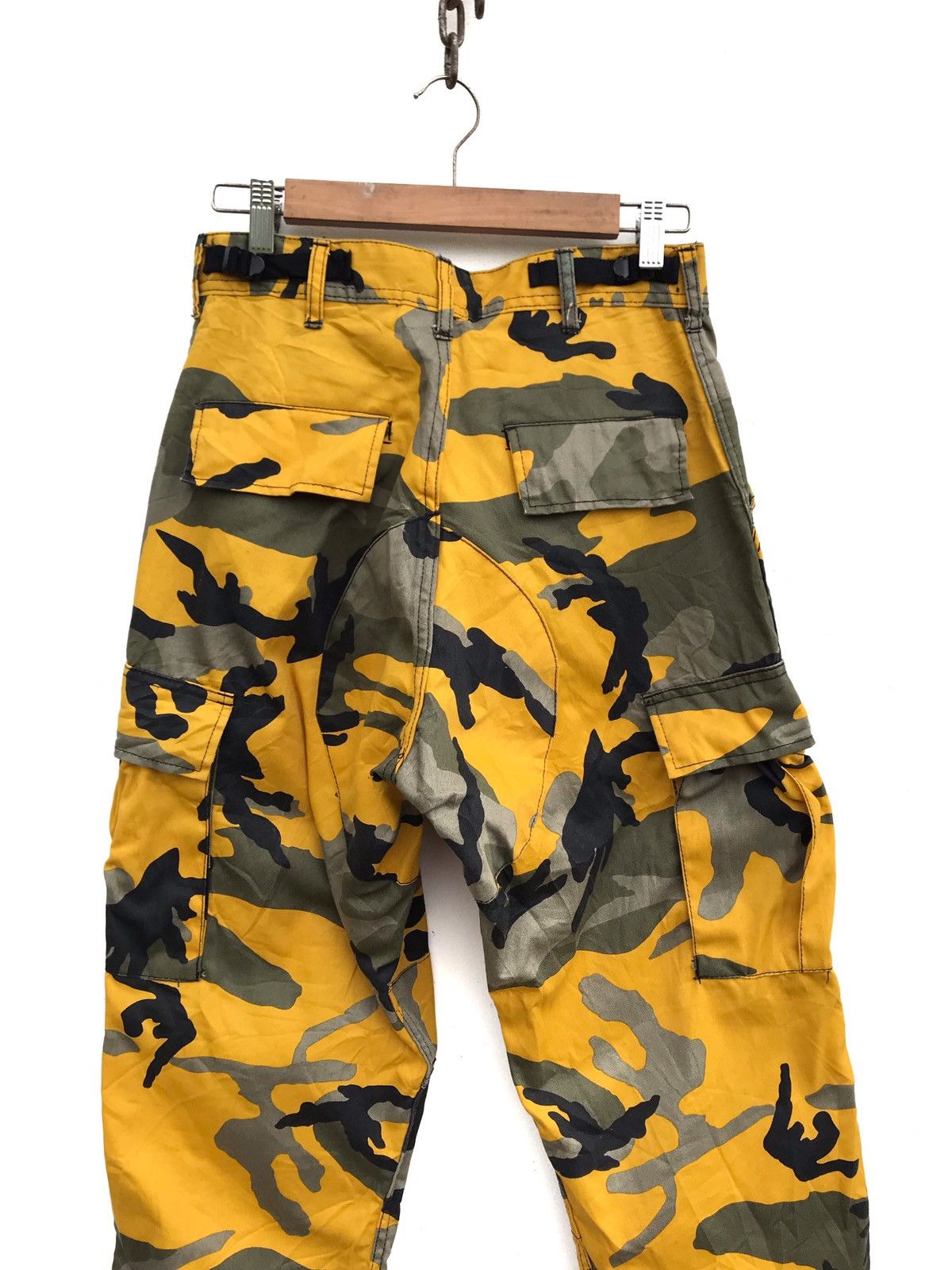 Other Rare Yellow Camouflage Tactical Cargo Pants Size US 29 - 7 Thumbnail