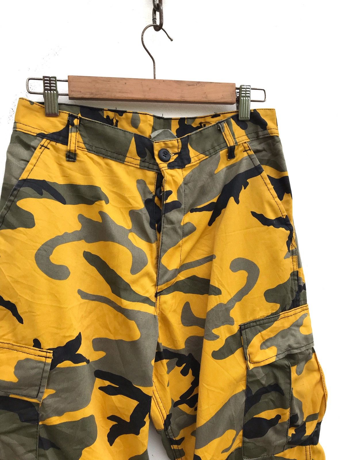Other Rare Yellow Camouflage Tactical Cargo Pants Size US 29 - 5 Thumbnail