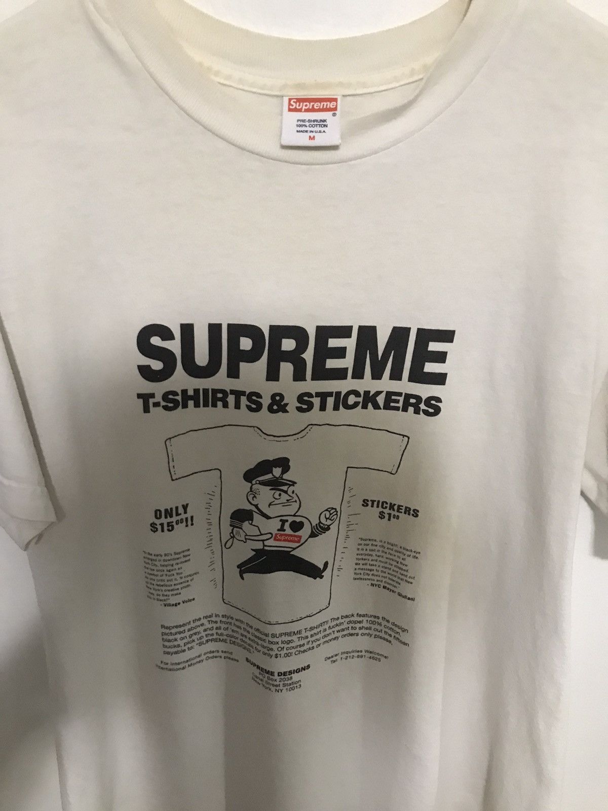 Supreme Supreme Tshirts And Stickers Tee Size US M / EU 48-50 / 2 - 1 Thumbnail