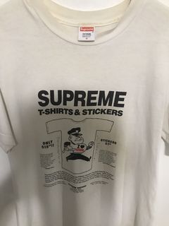 Supreme T Shirts And Stickers Tee | Grailed