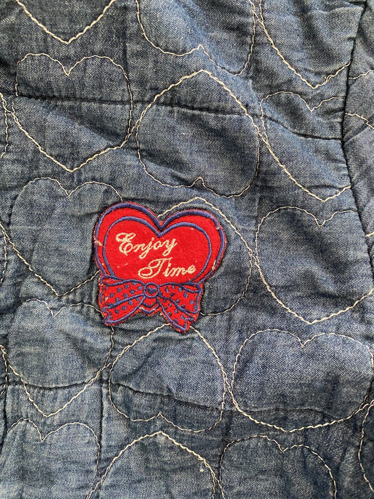 Hysteric Glamour × Japanese Brand × Rei Kawakubo Sunny Riven Indigo Jacket nice designer Size ONE SIZE - 12 Thumbnail