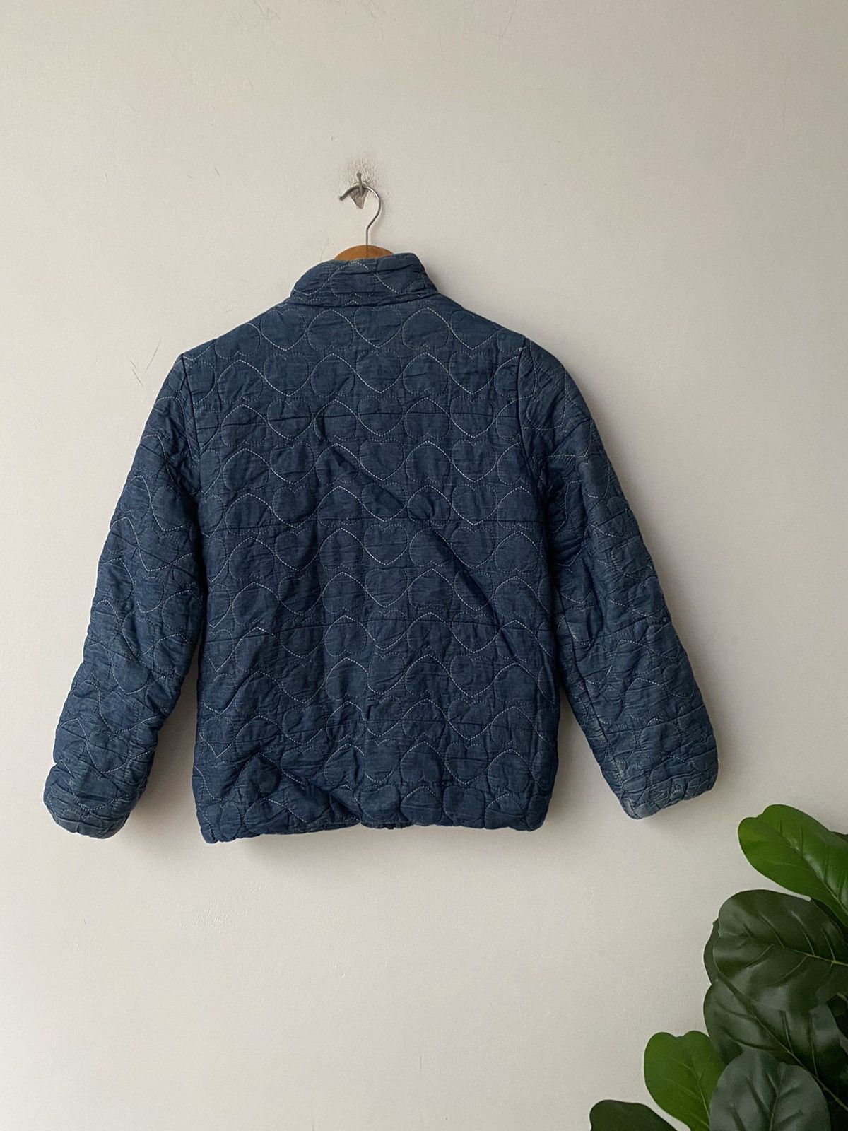 Hysteric Glamour × Japanese Brand × Rei Kawakubo Sunny Riven Indigo Jacket nice designer Size ONE SIZE - 10 Thumbnail